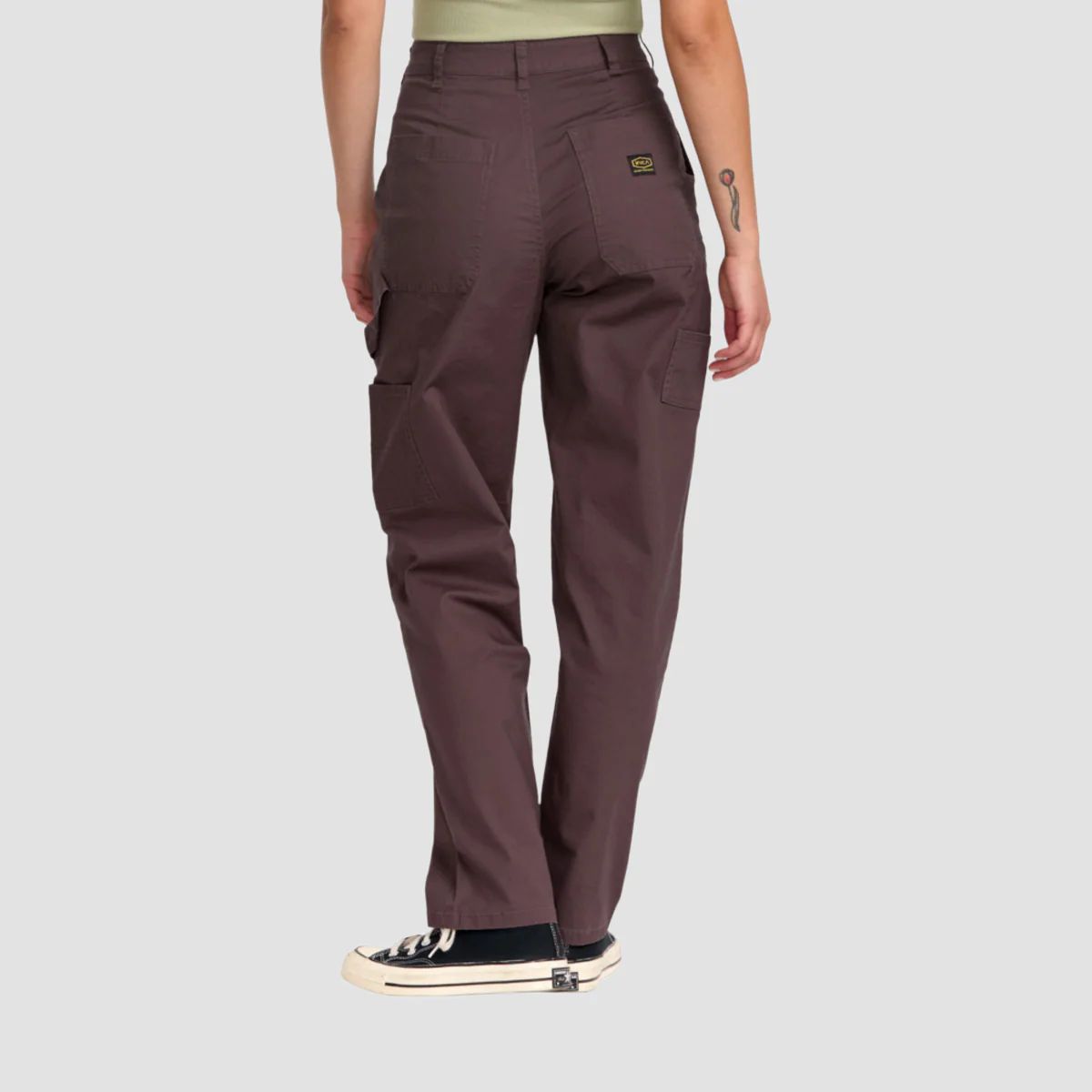 RVCA Recession Pants Raisin - Womens - Image 2