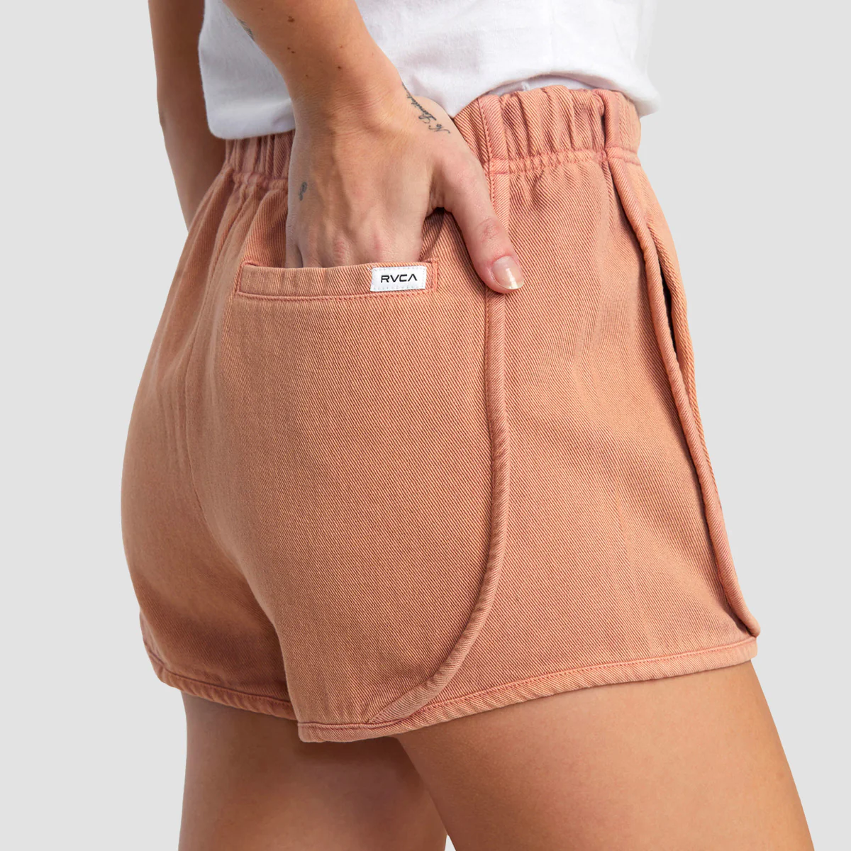 RVCA Roller Elasticated Shorts Cork - Womens - Image 2