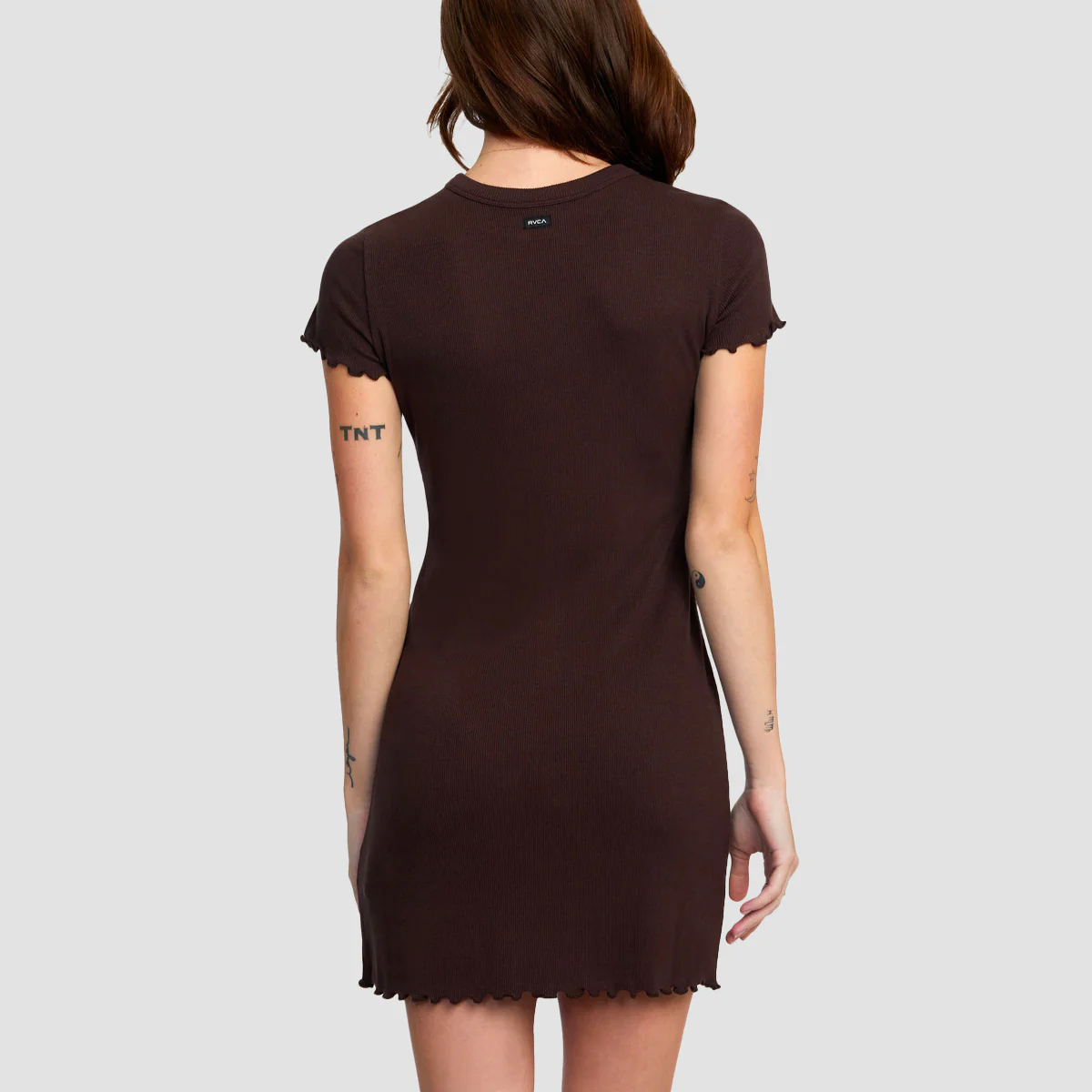 RVCA Rover Rib Knit Dress Java - Womens - Image 2