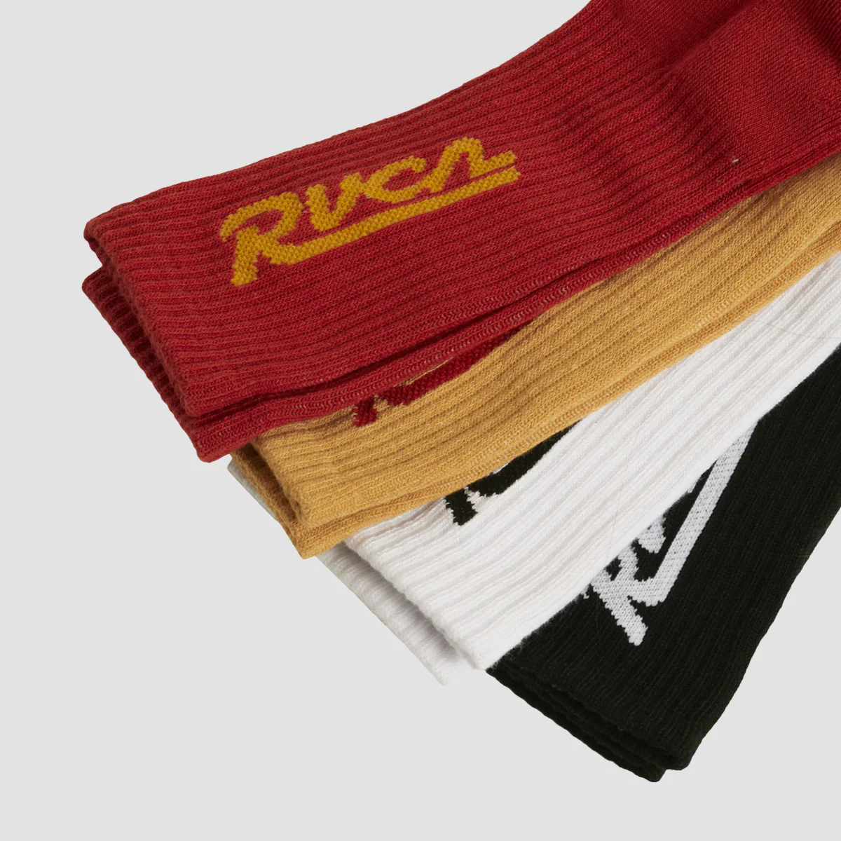 RVCA Seasonal Crew Socks 4 Pack Multi - Image 2