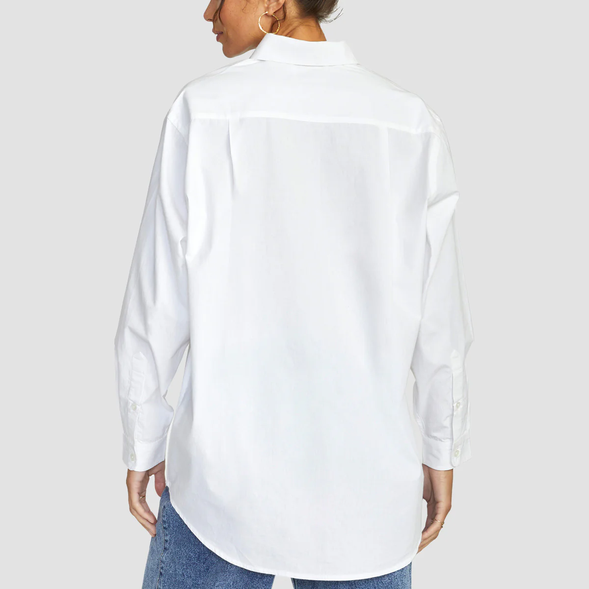 RVCA Stella Maxwell Angeles Longsleeve Shirt Whisper White - Womens - Image 3