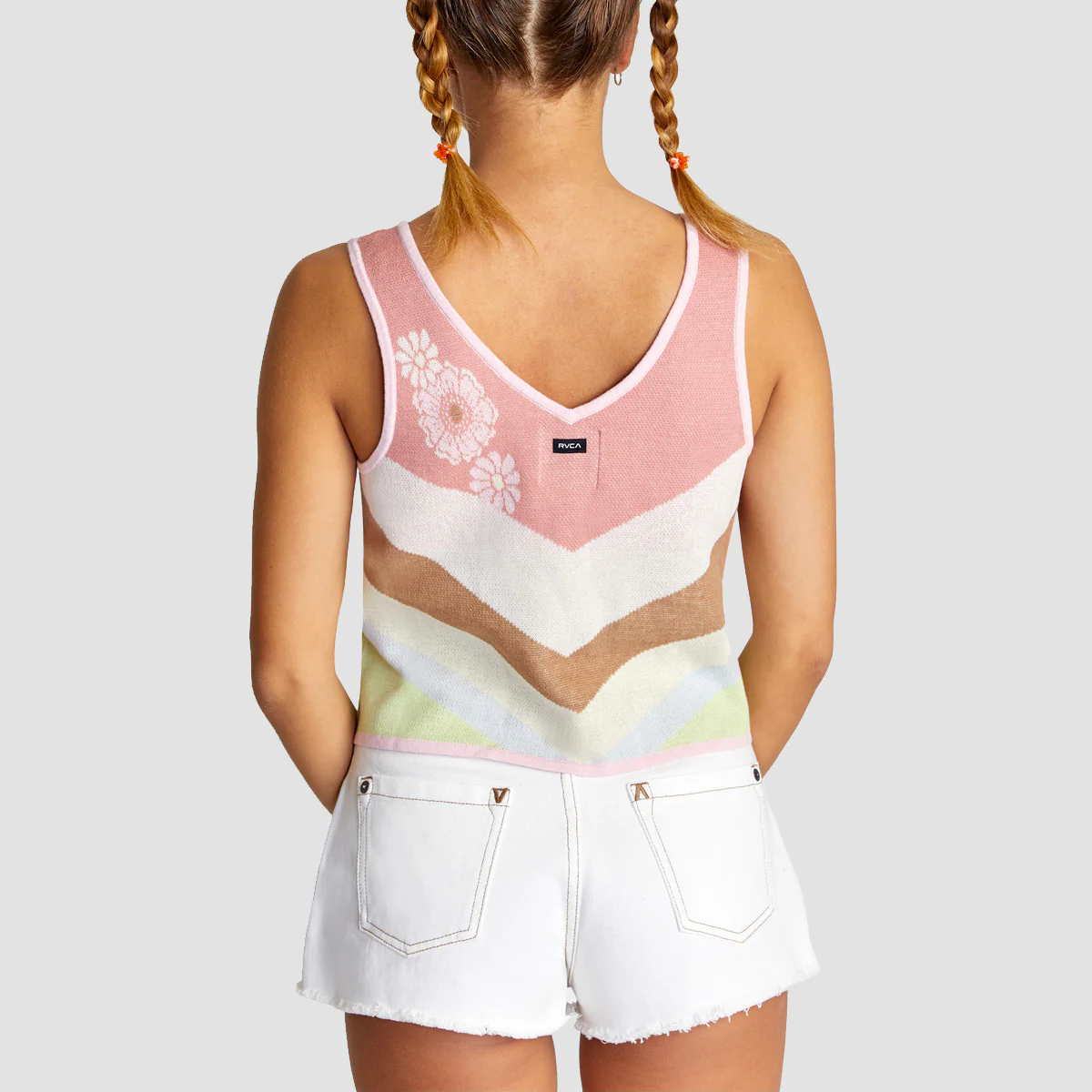 RVCA The Trouble Knitted Top Multi - Womens - Image 2