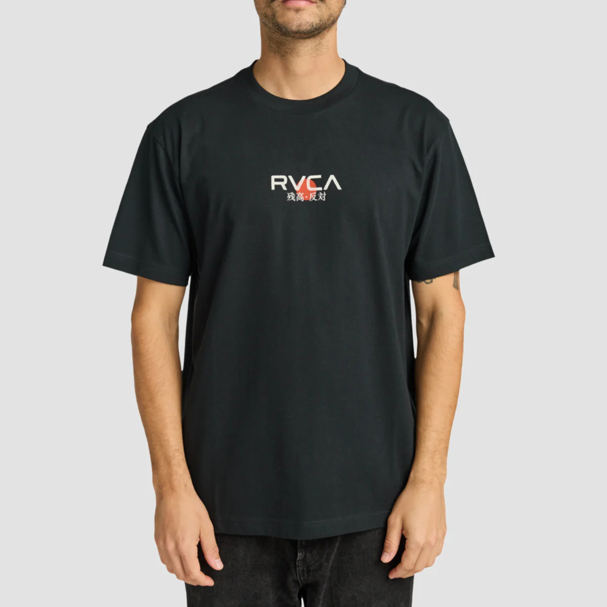 RVCA Tiger Sun T-Shirt Black - Image 2