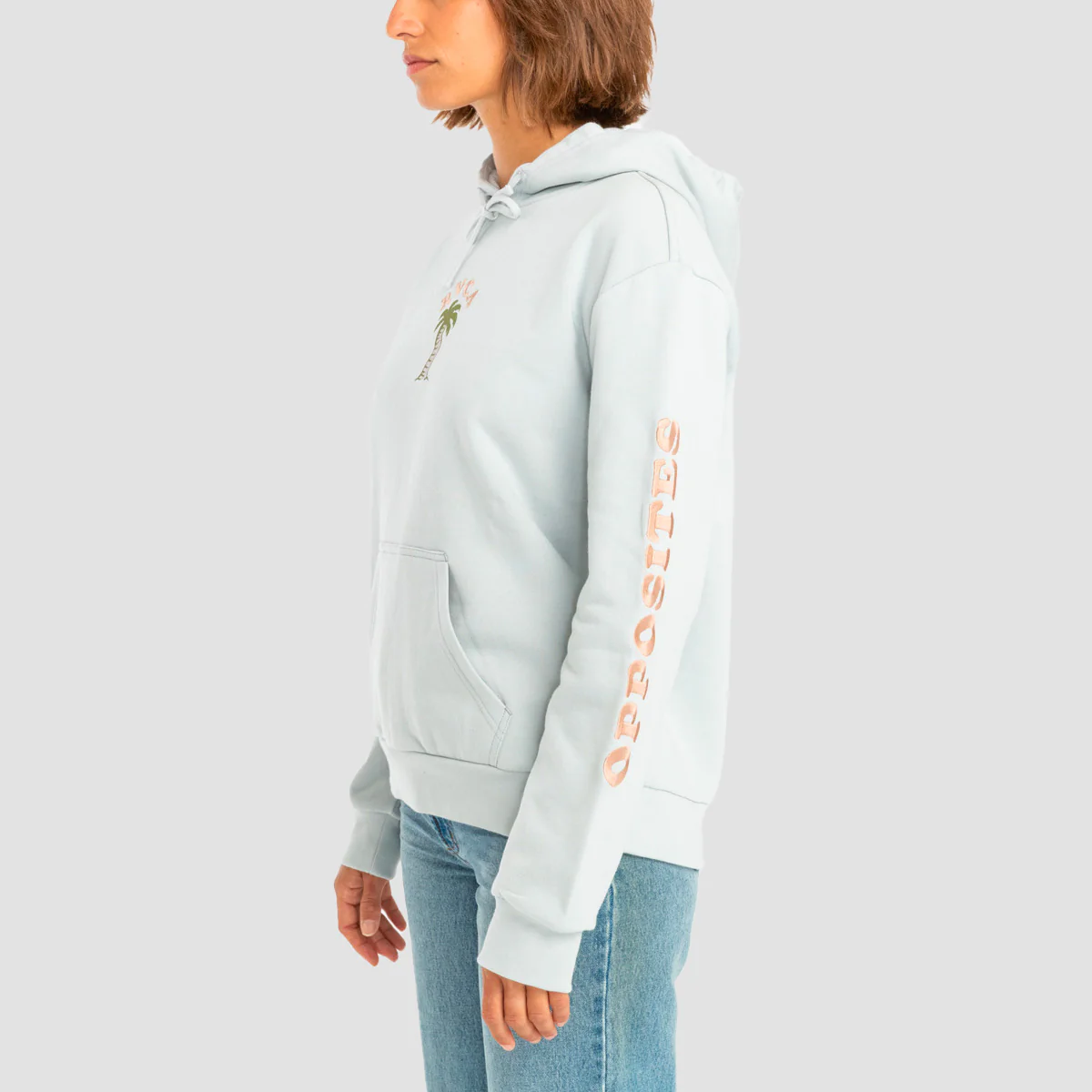 RVCA VA Palm Pullover Hoodie Sea Spray - Womens - Image 2