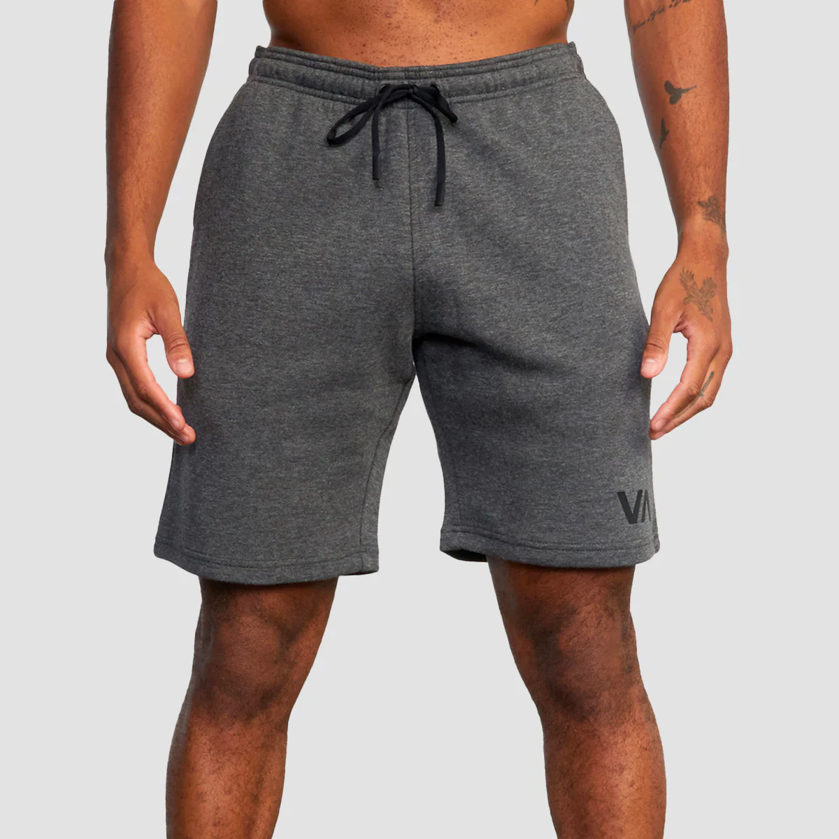 RVCA VA Sport IV 19" Sweat Shorts Smokey Grey Heather