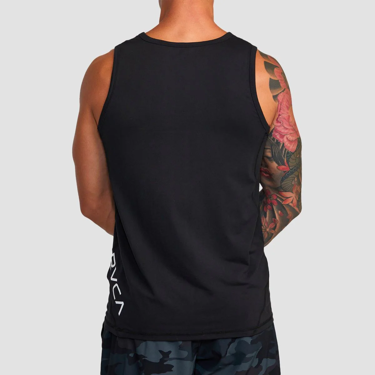 RVCA VA Sport Vent Scoop Neck Vest Black - Image 2