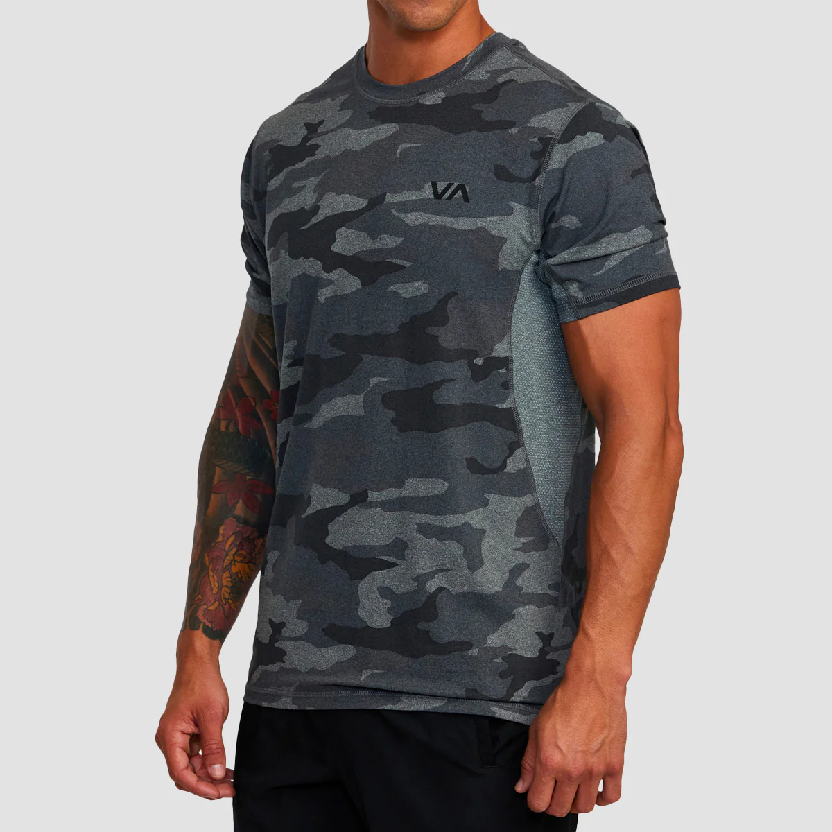 RVCA VA Sport Vent T-Shirt Camo - Image 2