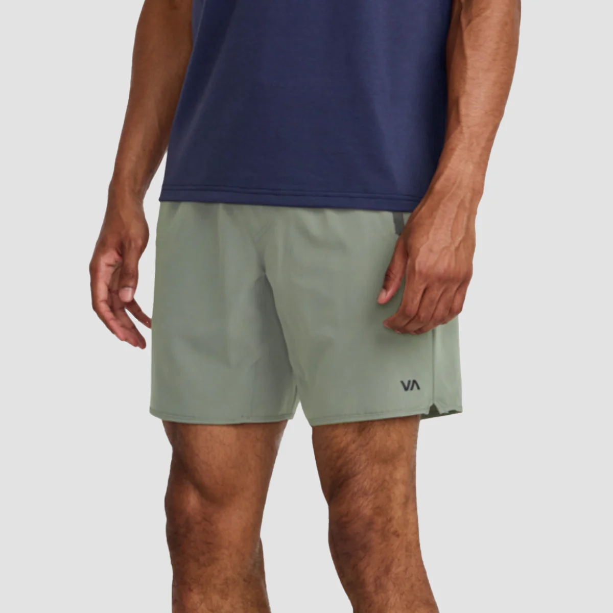 RVCA VA Sport Yogger Stretch 17" Performance Shorts Sage Leaf - Image 2