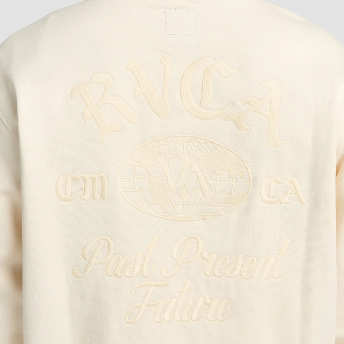 RVCA VA Worldwide Crew Sweatshirt Salt - Image 2