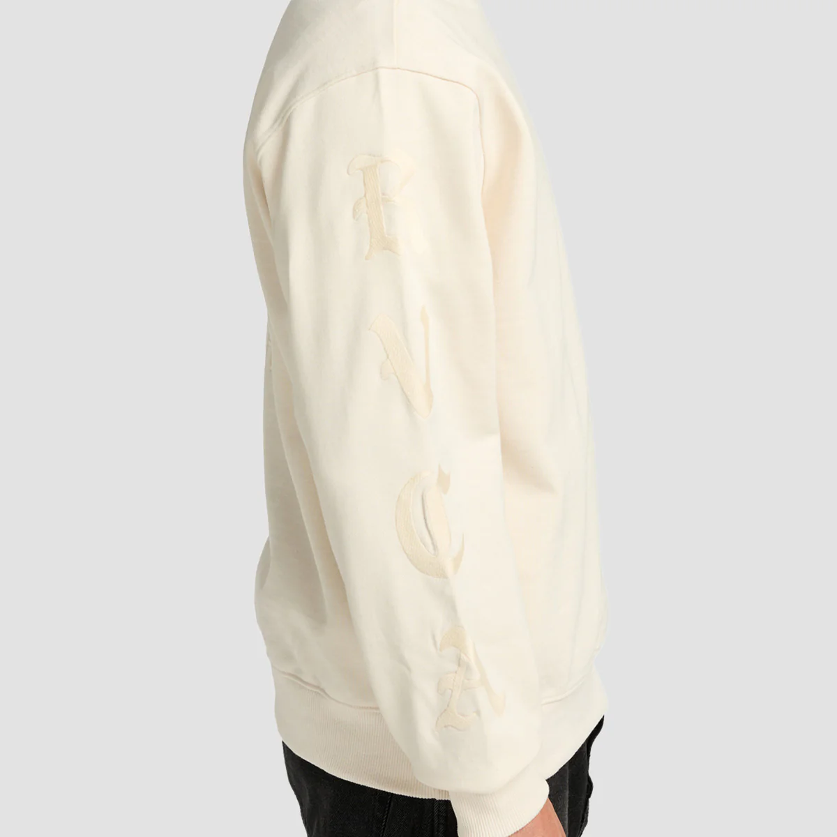 RVCA VA Worldwide Crew Sweatshirt Salt - Image 3
