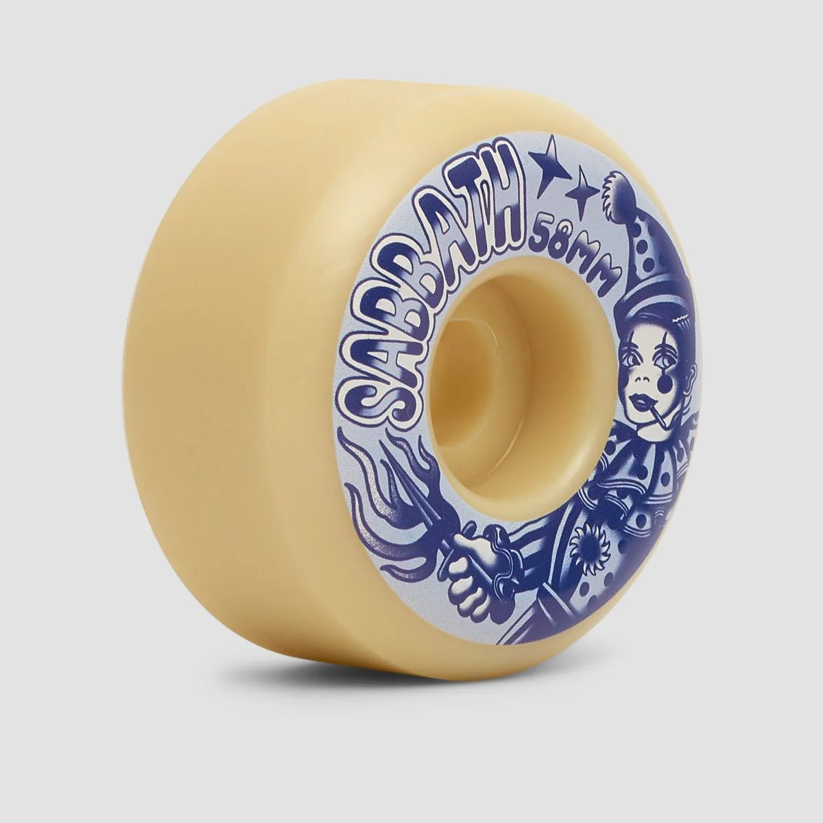 Sabbath Stabby The Clown Conical ATU Skateboard Wheels 58mm - Image 2