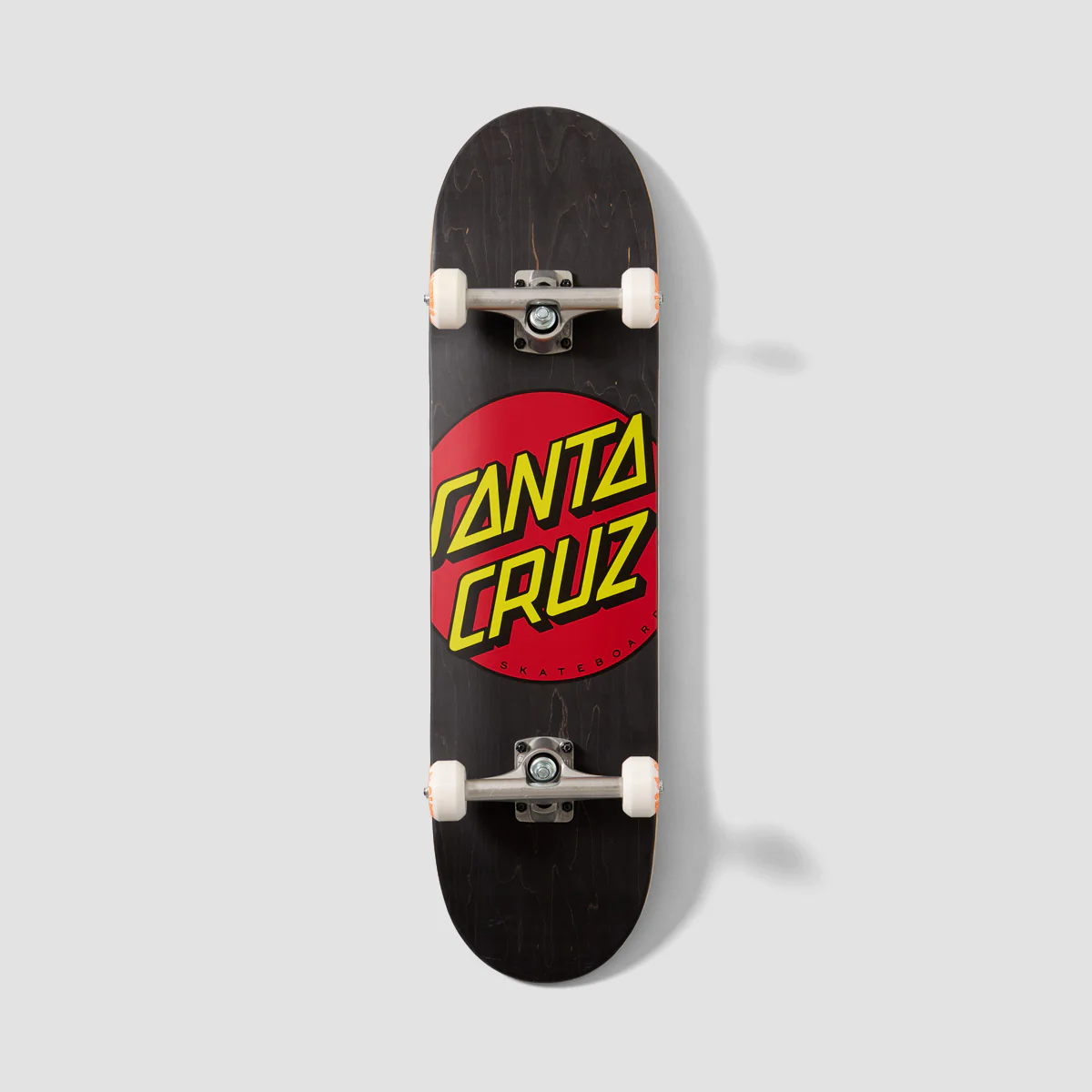 Santa Cruz Classic Dot Skateboard Black - 8.25"