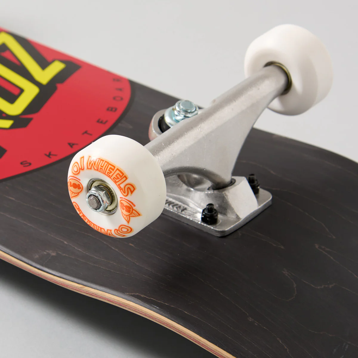 Santa Cruz Classic Dot Skateboard Black - 8.25" - Image 2