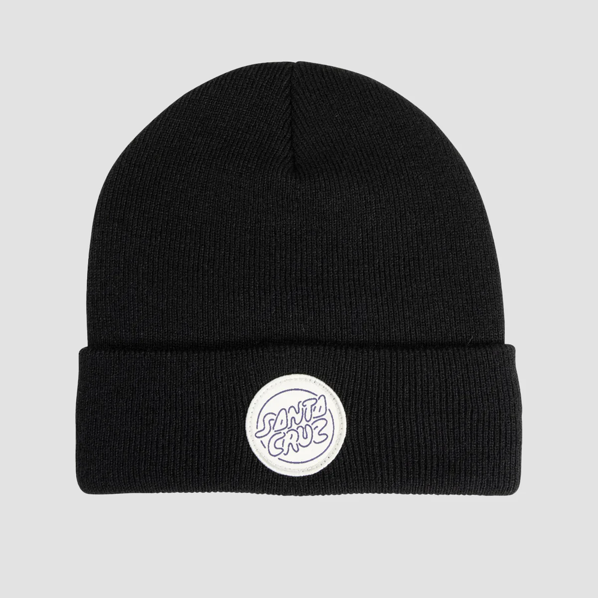 Santa Cruz Contour Bubble Dot Beanie Black