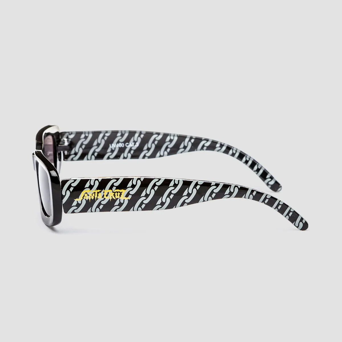 Santa Cruz Dungeon Strip Sunglasses Black - Image 2