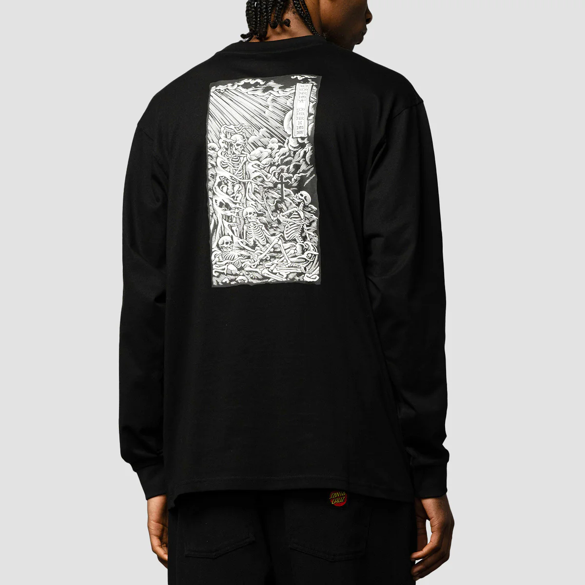 Santa Cruz O’Brien Purgatory Back Longsleeve T-Shirt Black - Image 2