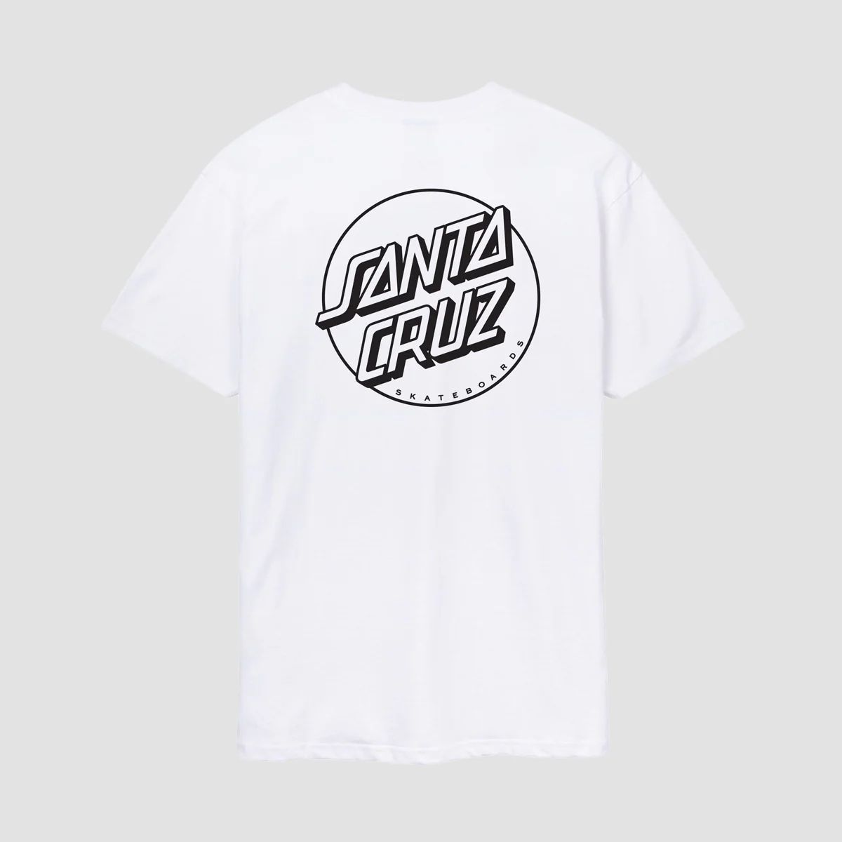 Santa Cruz Opus Dot Stripe T-Shirt White - Image 2