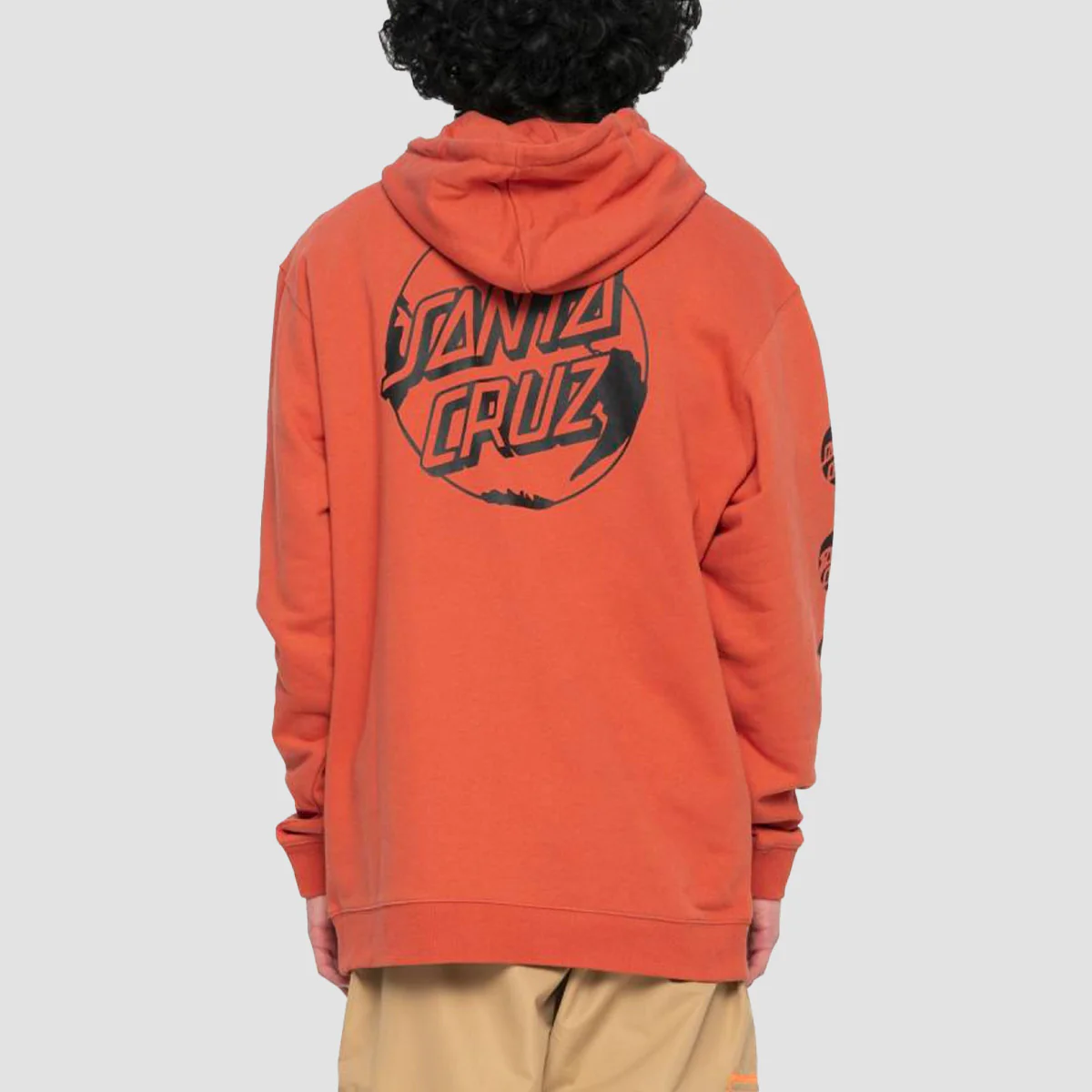 Santa Cruz Planet Dot Pullover Hoodie Rooibos - Image 2