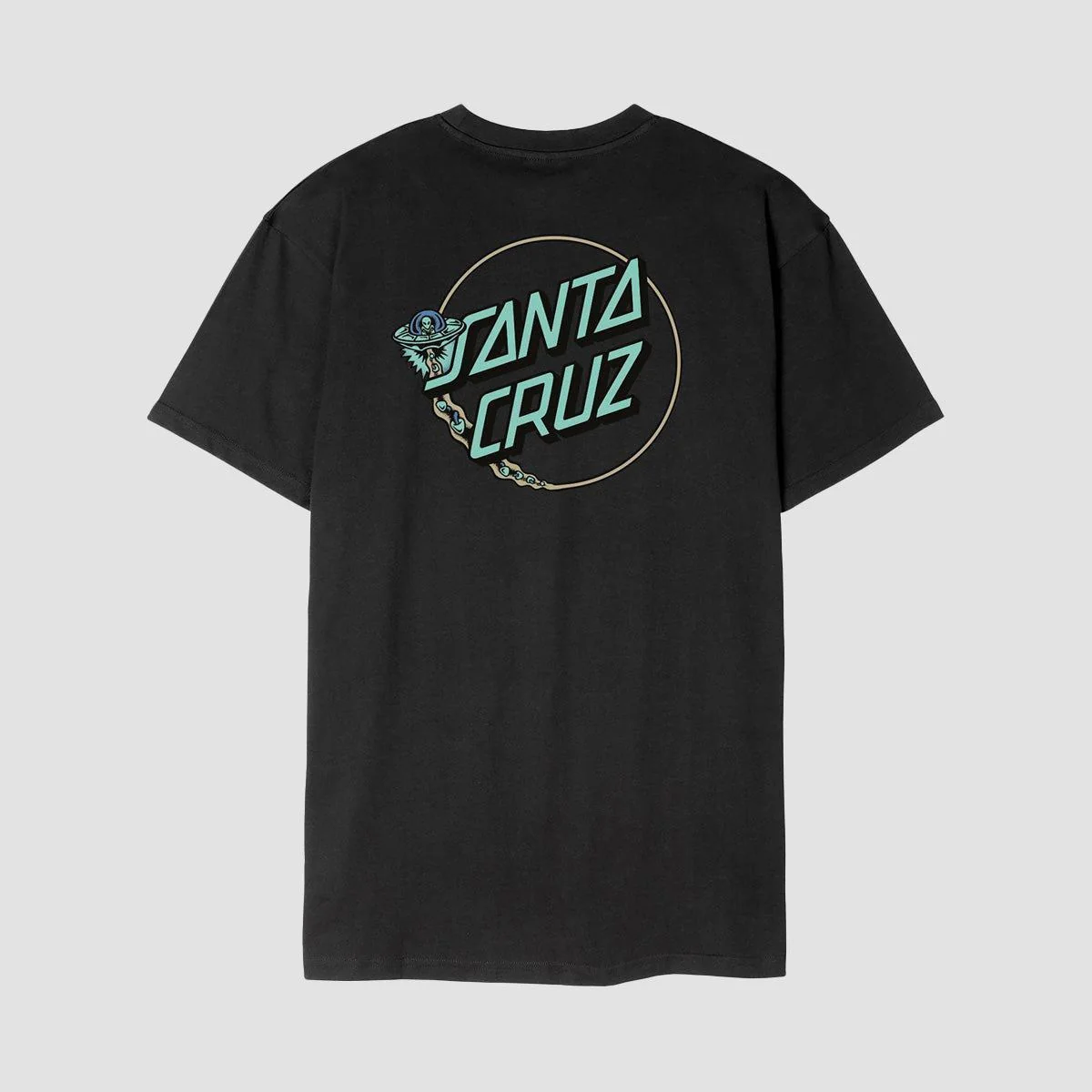 Santa Cruz Winkowski UFO Dot T-Shirt Black - Image 2