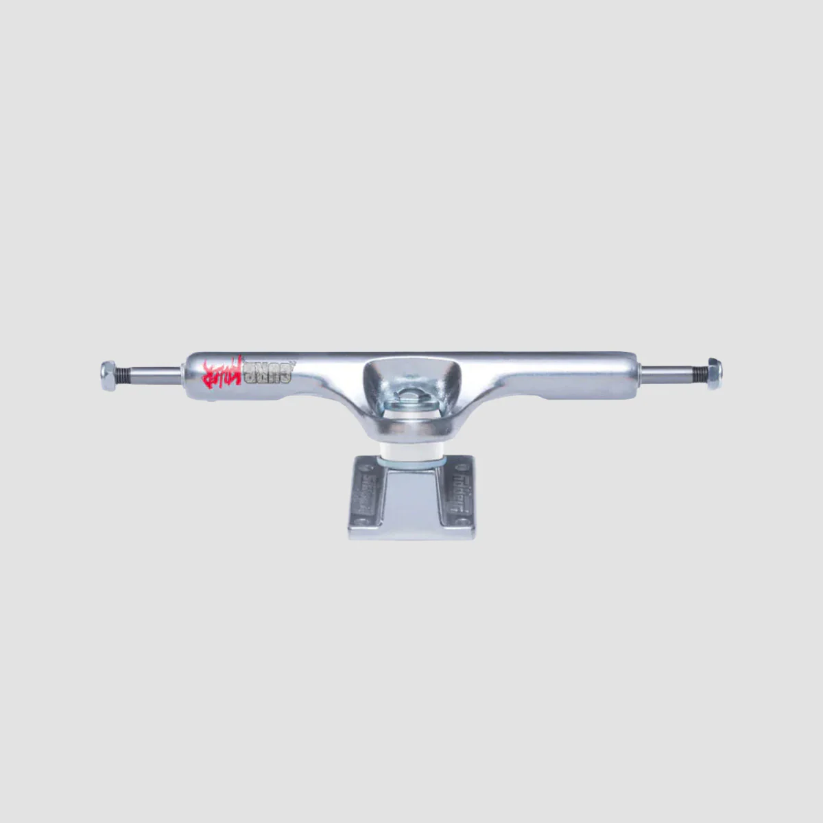 Slappy ST1 Curb Killer Skateboard Trucks 1 Pair Polished - 8.5" - Image 2