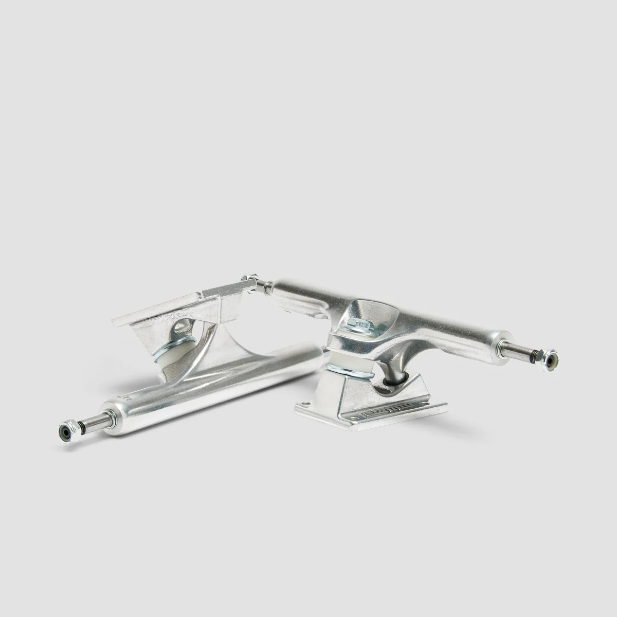 Slappy ST1 Hollow Inverted Kingpin Skateboard Trucks 1 Pair Polished - 10" - Image 3