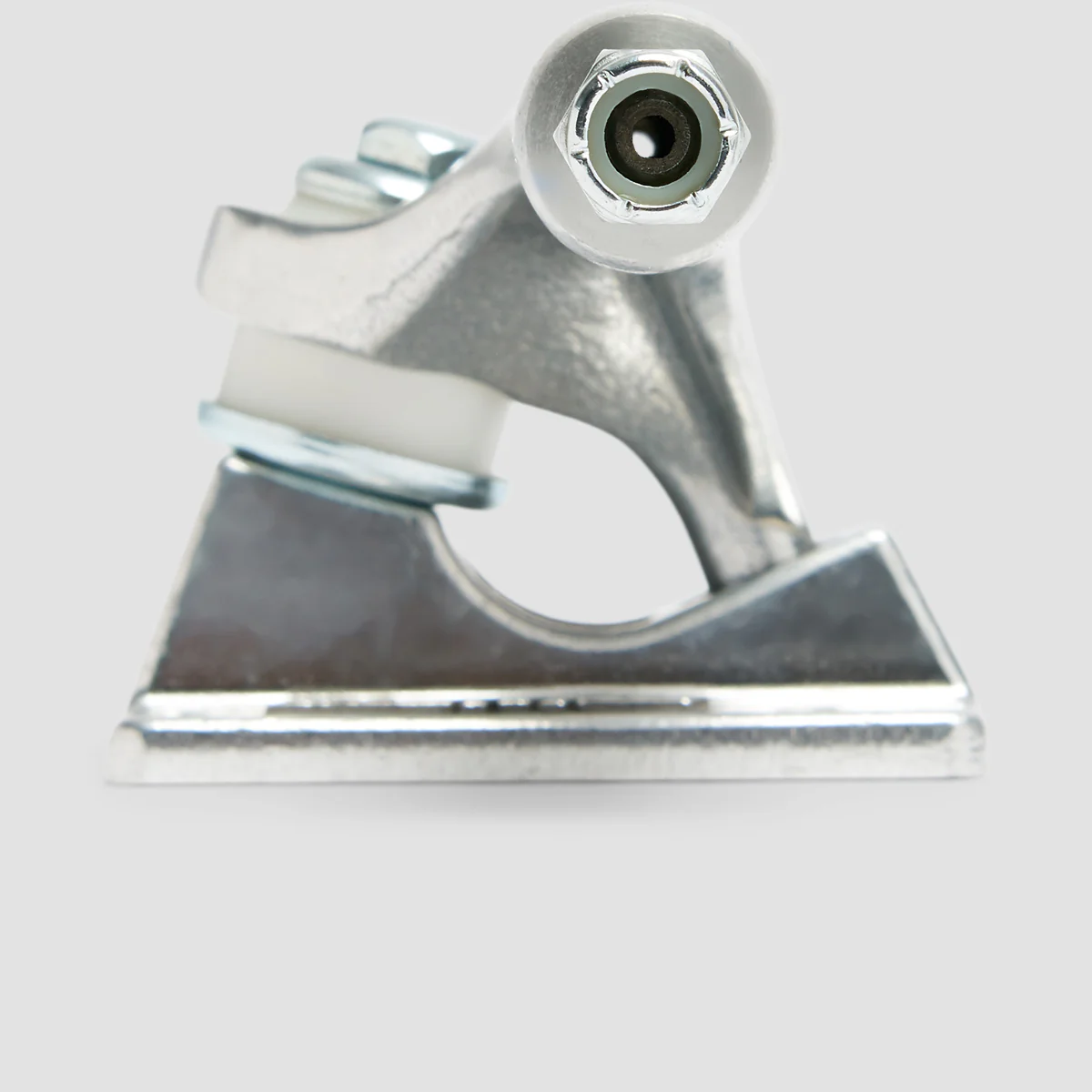 Slappy ST1 Hollow Inverted Kingpin Skateboard Trucks 1 Pair Polished - 10" - Image 5
