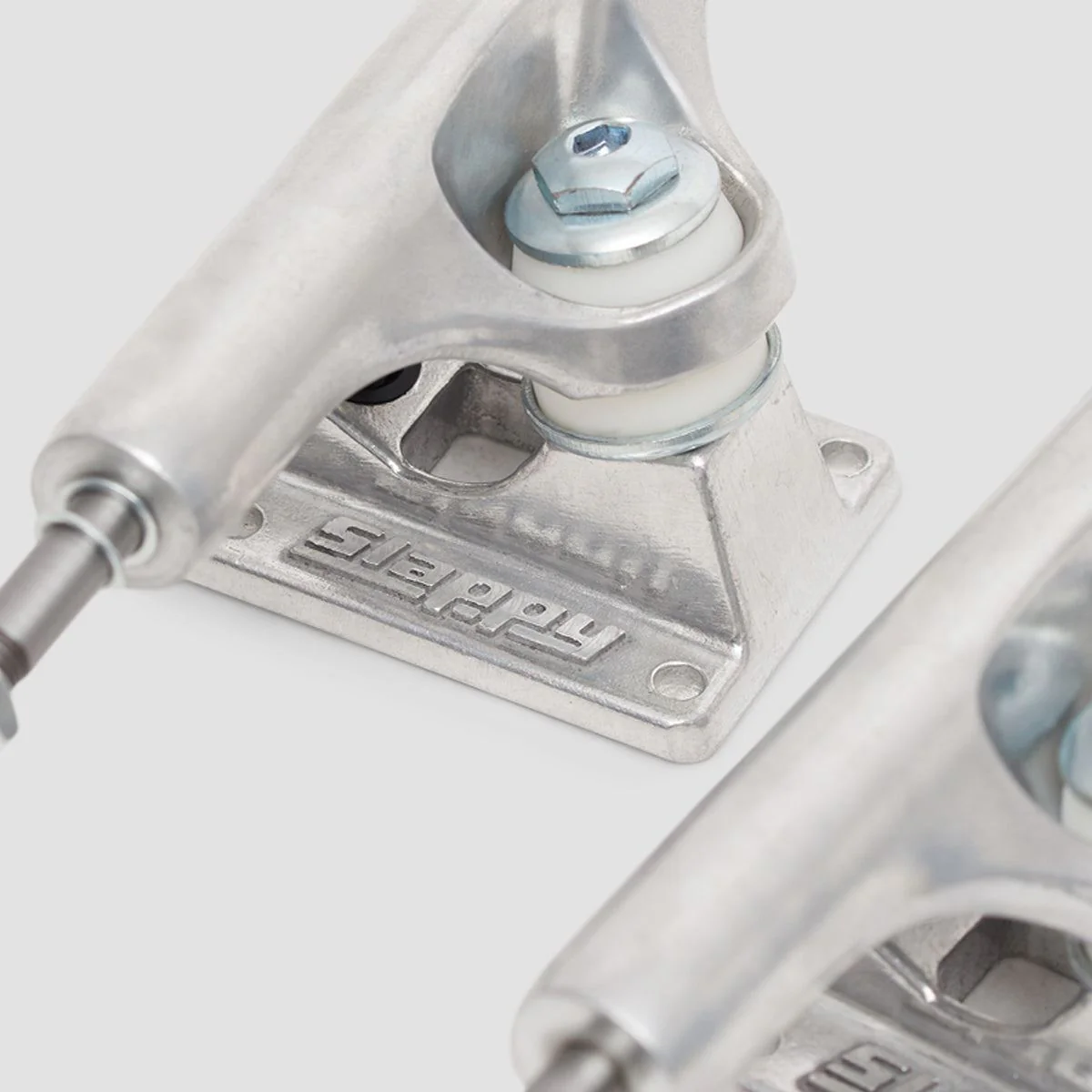 Slappy ST1 Hollow Skateboard Trucks 1 Pair Polished - 8.5" - Image 4