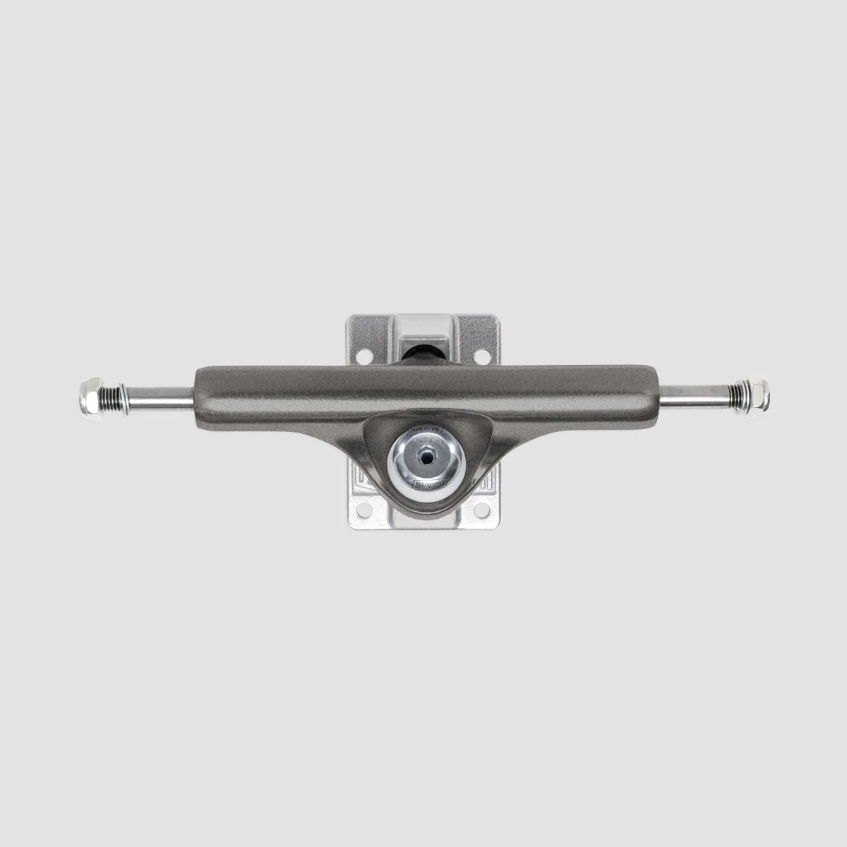 Slappy ST1 Inverted Hollow Lights/Ultra Low Kingpin Skateboard Trucks 1 Pair Gunmetal/Polished/White Gold - 8.5" - Image 2