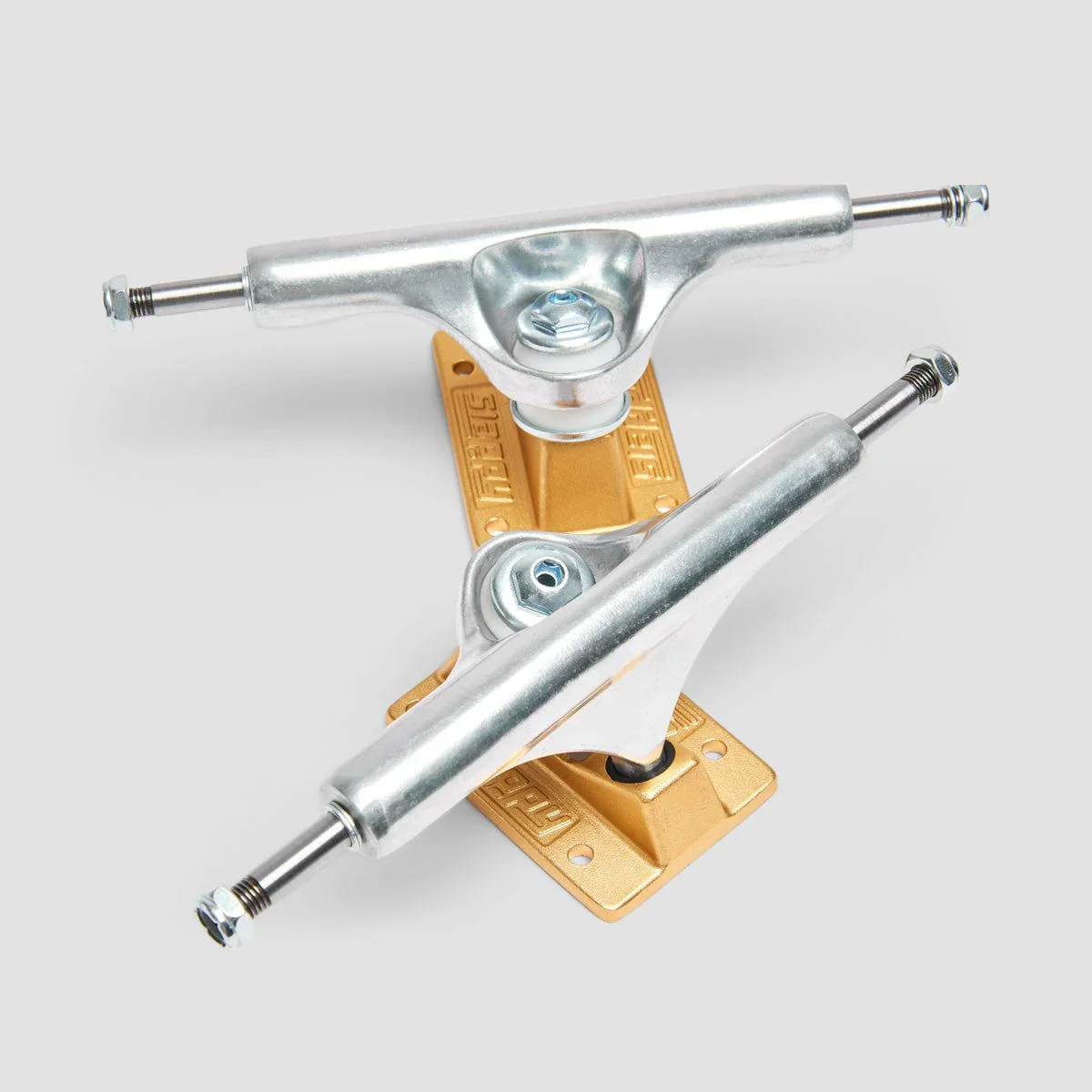 Slappy ST1 Lights Skateboard Trucks 1 Pair Gold - 8" - Image 4