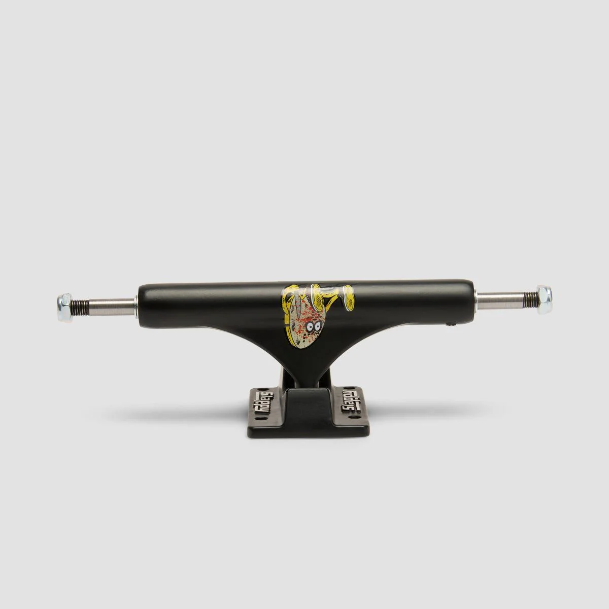 Slappy x Heroin ST1 Curb Killer Skateboard Trucks 1 Pair Matte Black - 8.5"