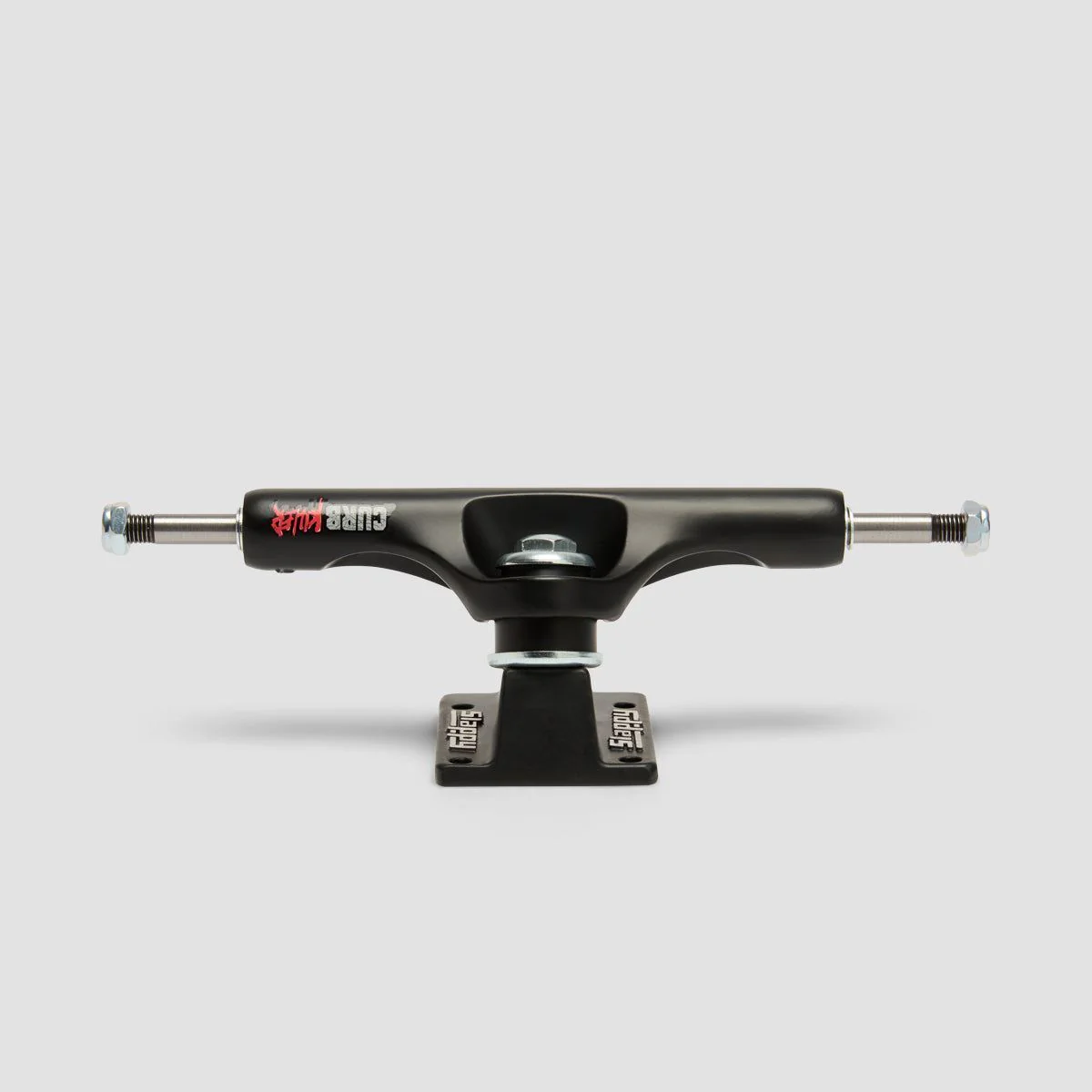 Slappy x Heroin ST1 Curb Killer Skateboard Trucks 1 Pair Matte Black - 8.5" - Image 2