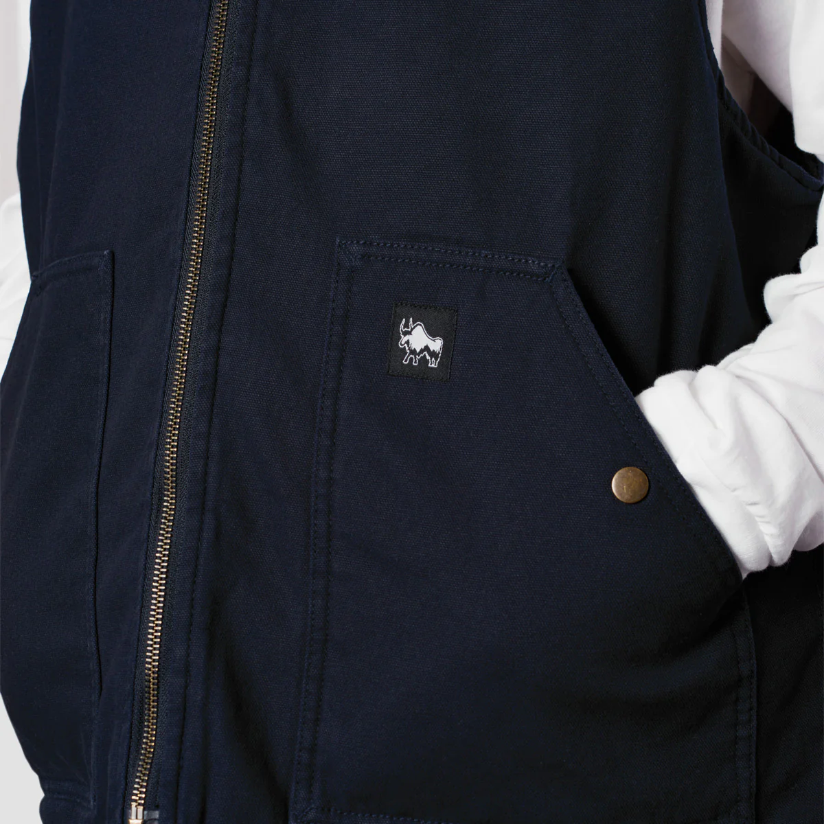 Slowgold The Grand Tourer DLX Vest Dark Navy - Image 4