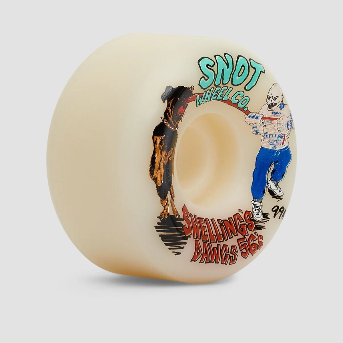 Snot Snellings Big Dawg Conical 99A Skateboard Wheels Raw 56mm - Image 2