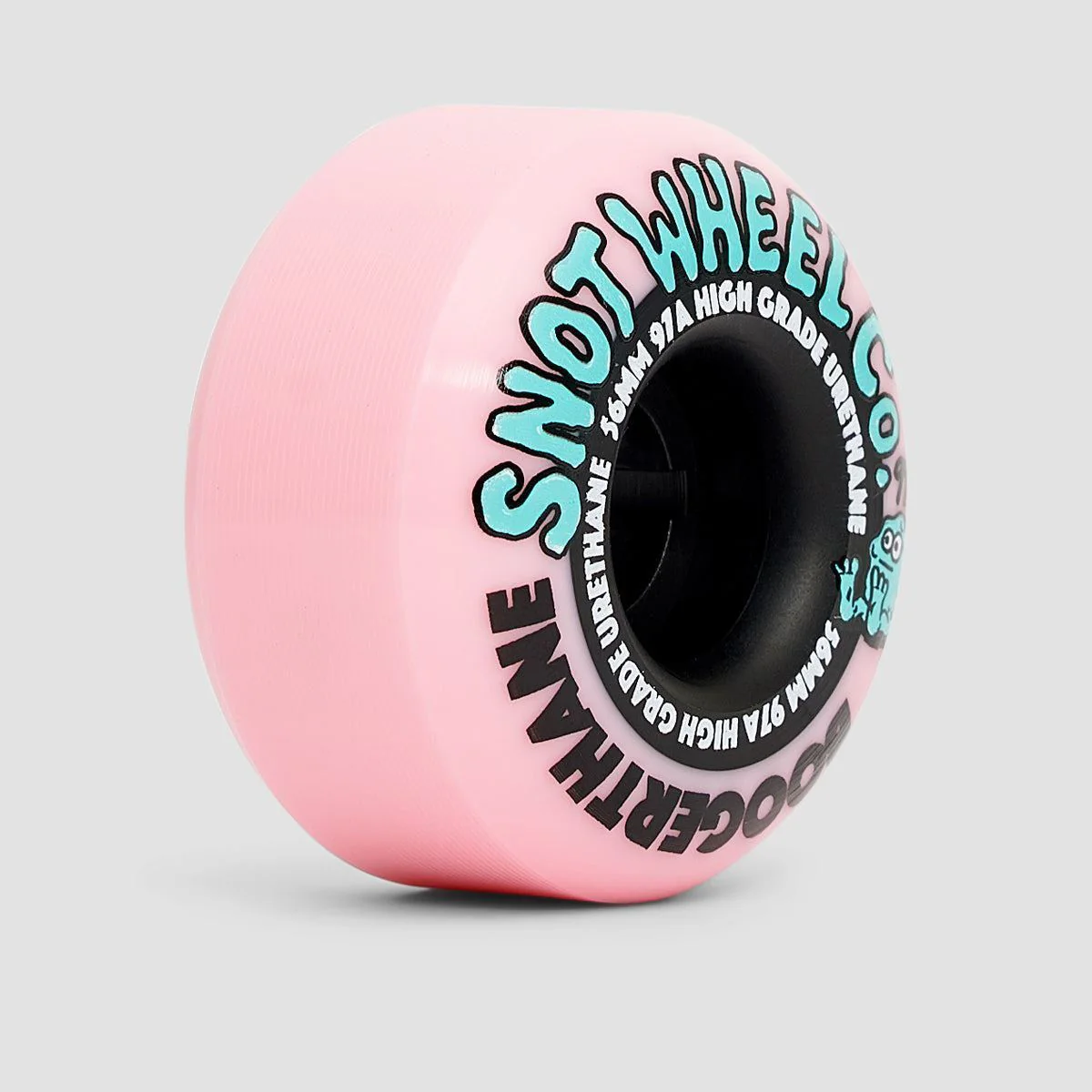 Snot Team 97A Skateboard Wheels Pale Pink/Black 56mm - Image 2