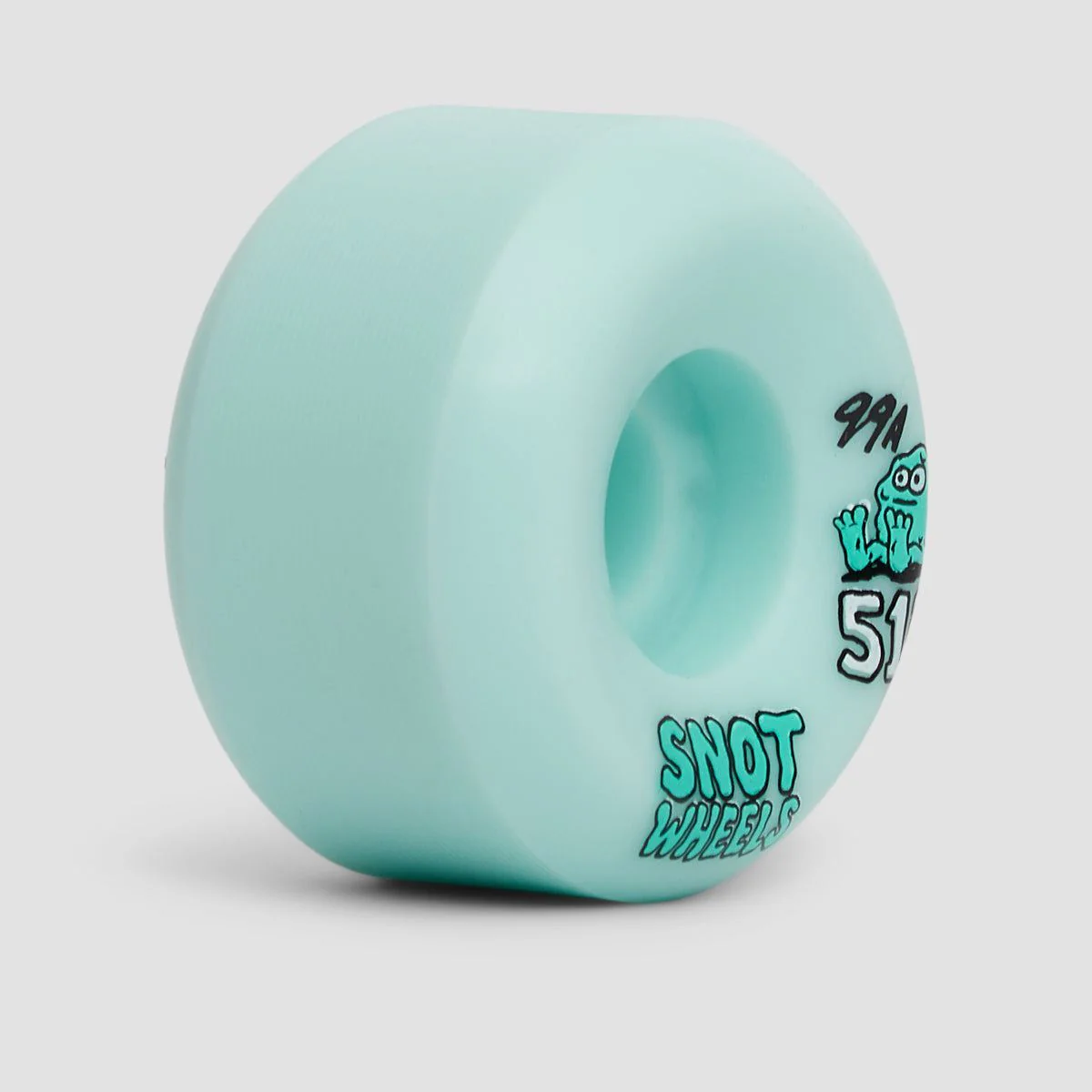 Snot Team 99A Conical Skateboard Wheels Pale Teal 51mm - Image 2