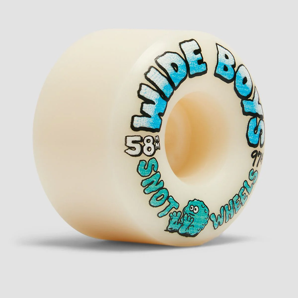 Snot Wide Boys 97A Skateboard Wheels Glow In The Dark 58mm - Image 2