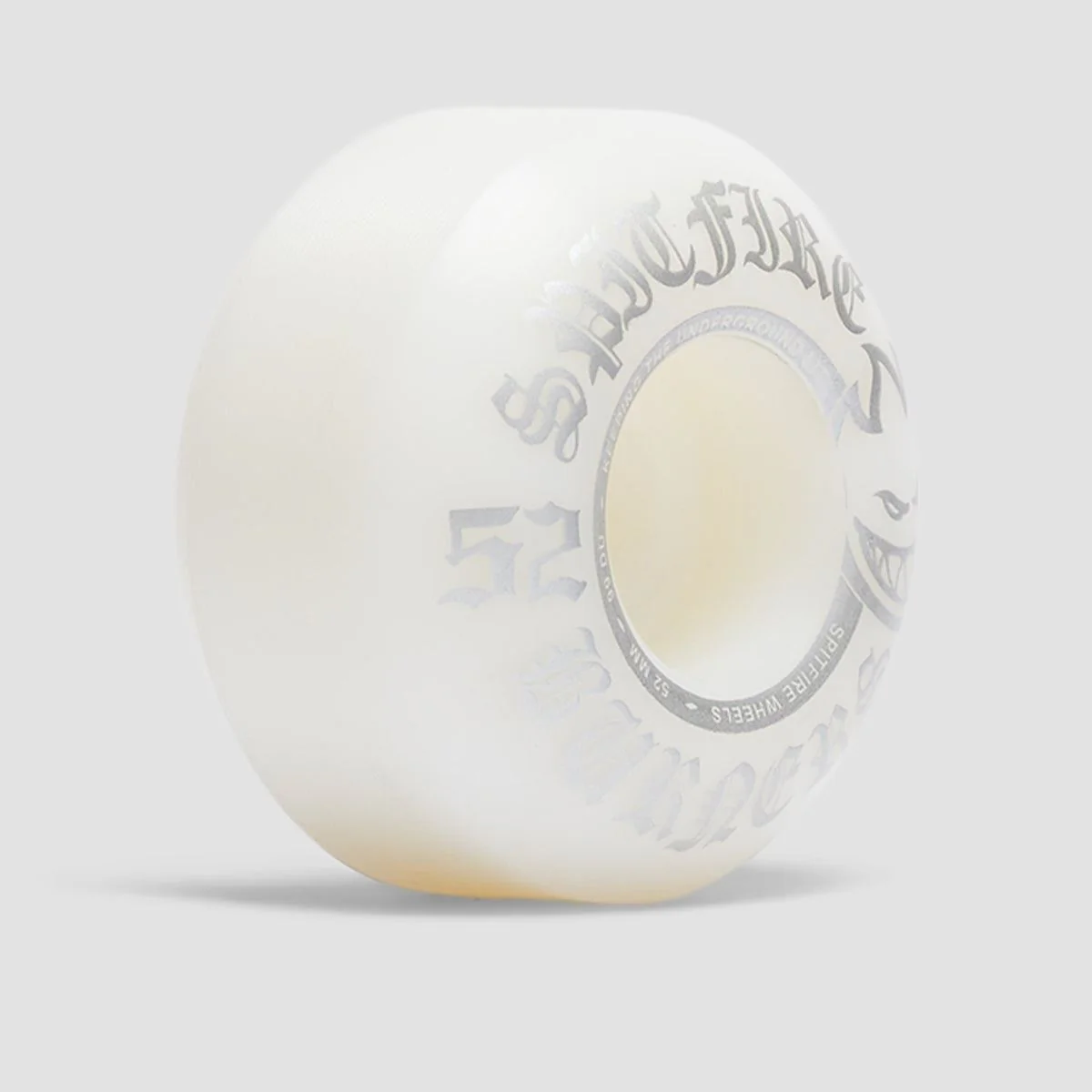 Spitfire Burners 99DU Skateboard Wheels White 52mm - Image 2