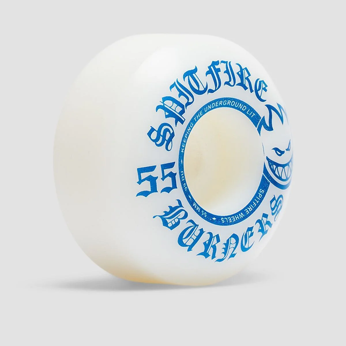 Spitfire Burners 99DU Skateboard Wheels White 55mm - Image 2
