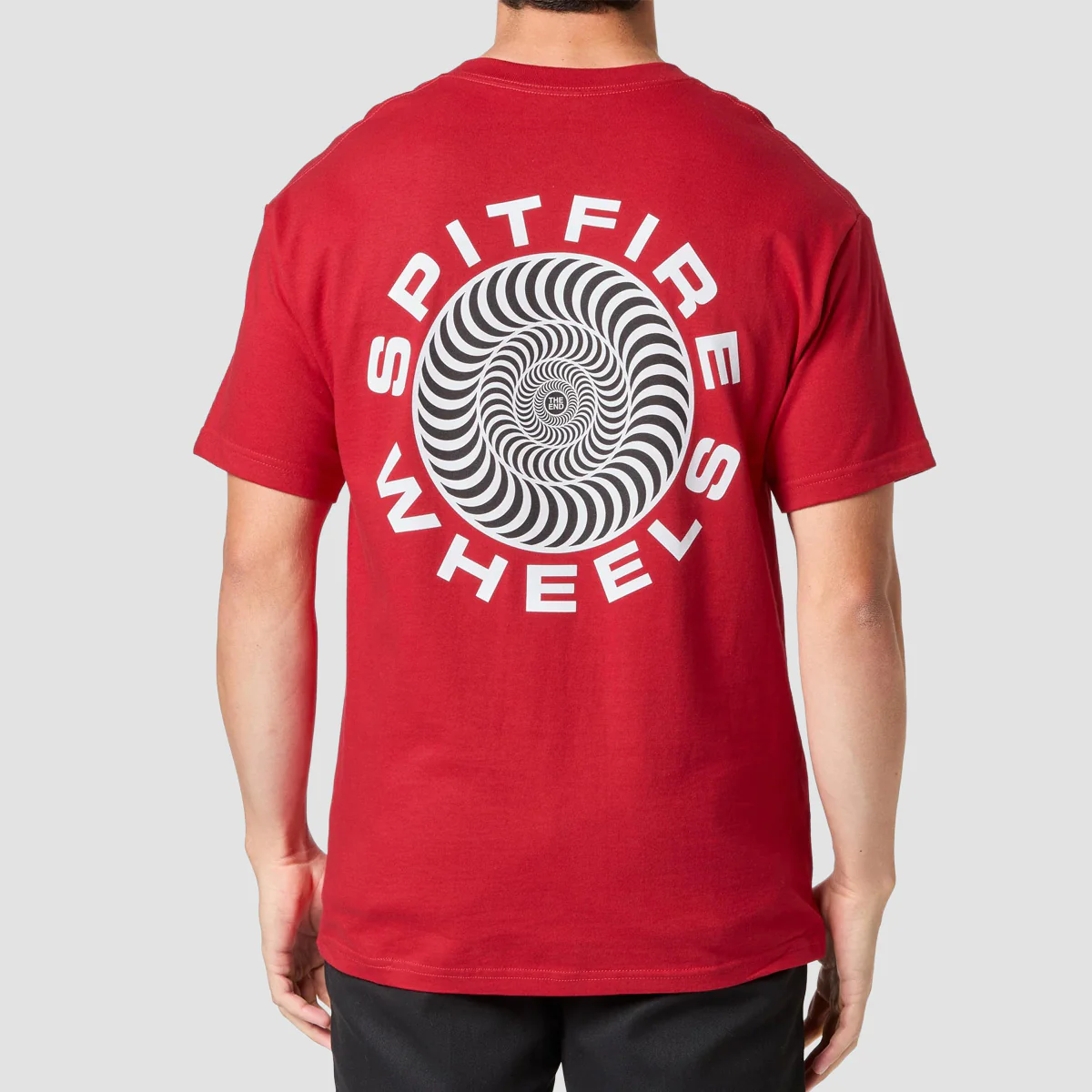 Spitfire Classic '87 Swirl Fill T-Shirt Red/Black
