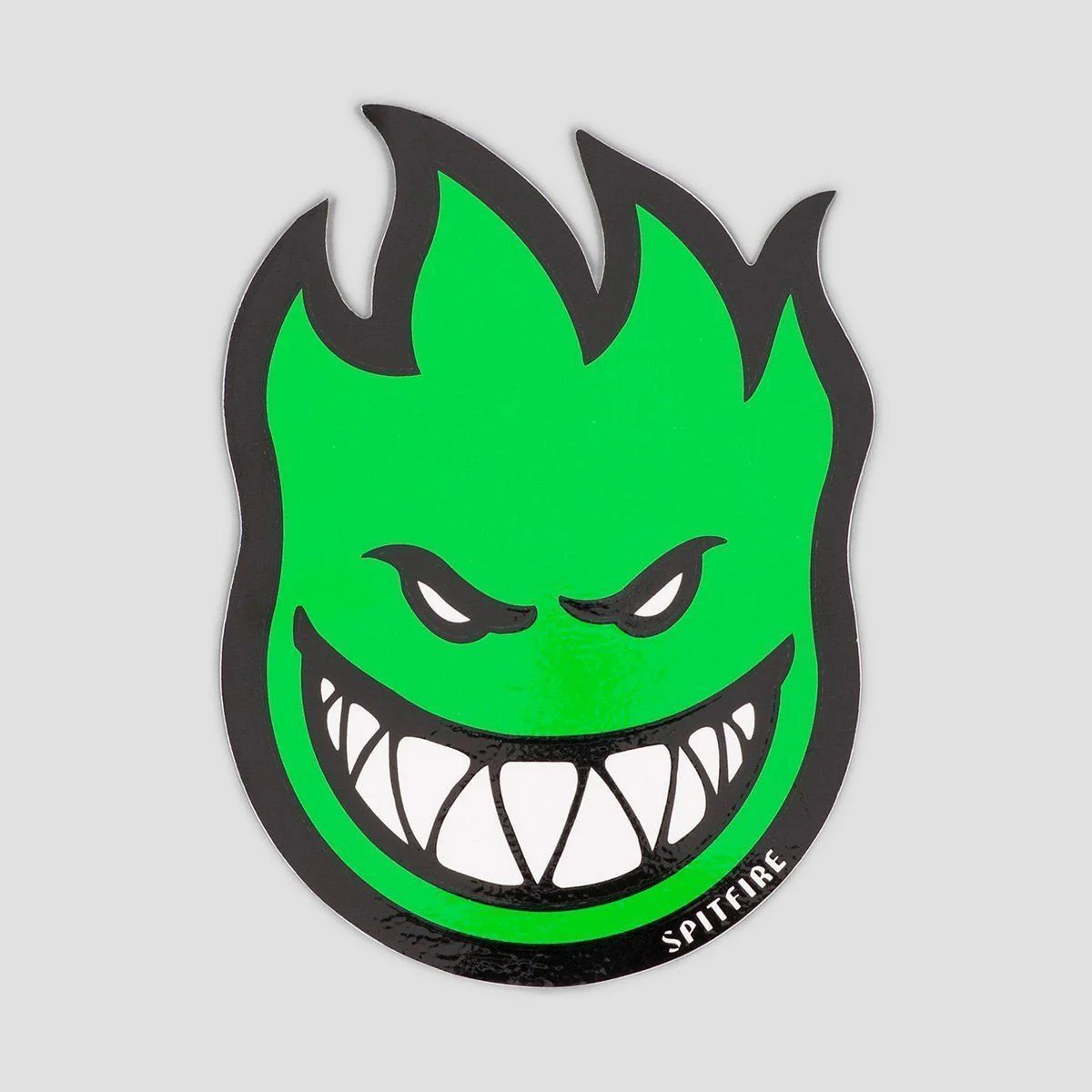 Spitfire Fireball Sticker Medium Green 150x100mm