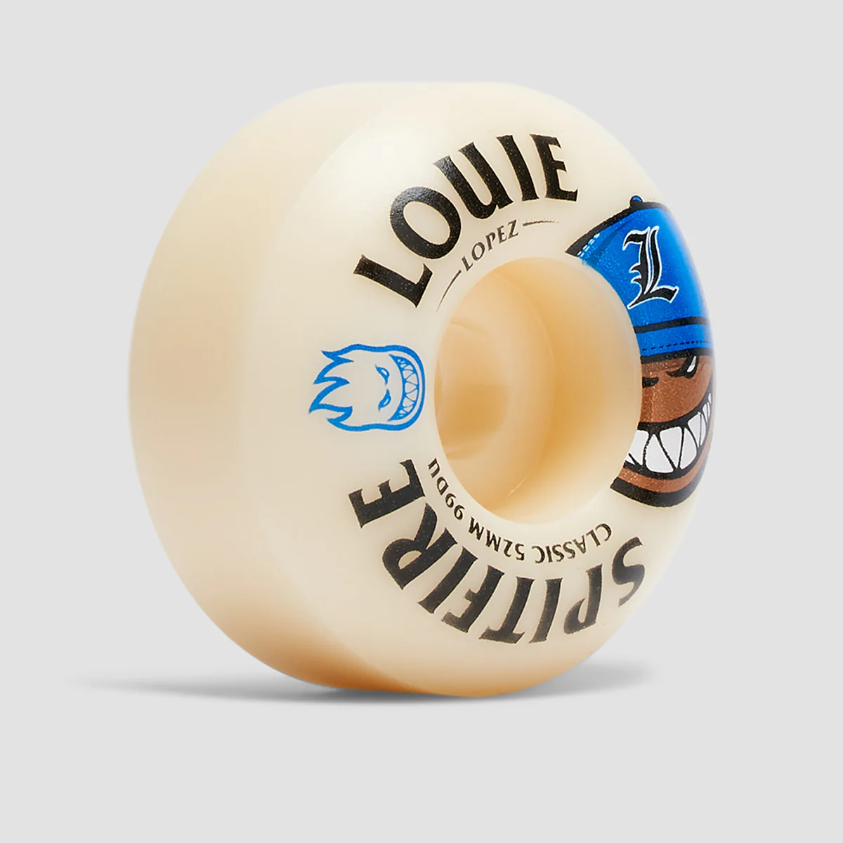Spitfire Formula Four Burn Squad Louie Lopez Classic 99DU Skateboard Wheels Natural 52mm - Image 2