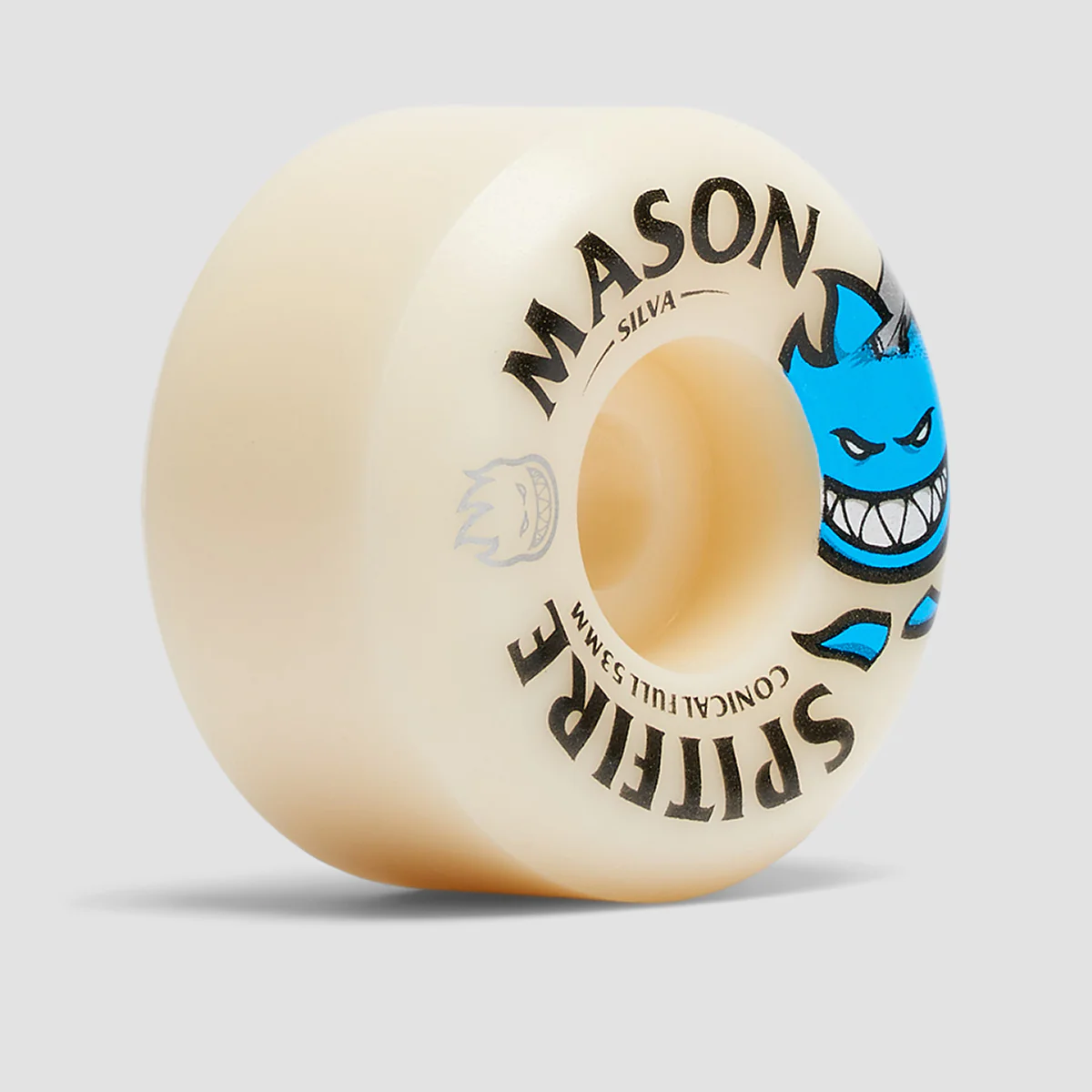 Spitfire Formula Four Burn Squad Mason Silva Conical Full 99DU Skateboard Wheels Natural 53mm - Image 2