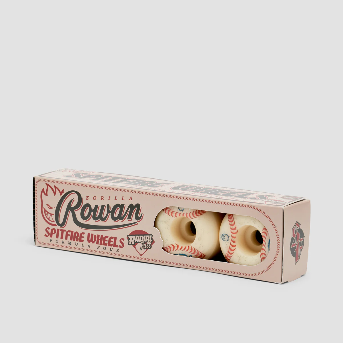 Spitfire Formula Four Rowan Spitball Radial Full 99DU Wheels Natural 57mm - Image 3