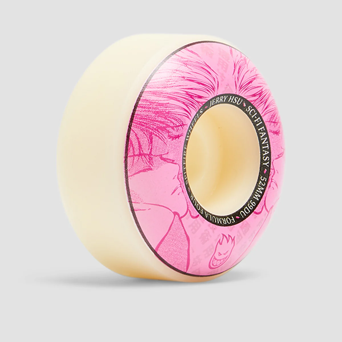 Spitfire Formula Four Sci-Fi Fantasy Jerry Hsu Classic 99DU Skateboard Wheels Natural 52mm - Image 2