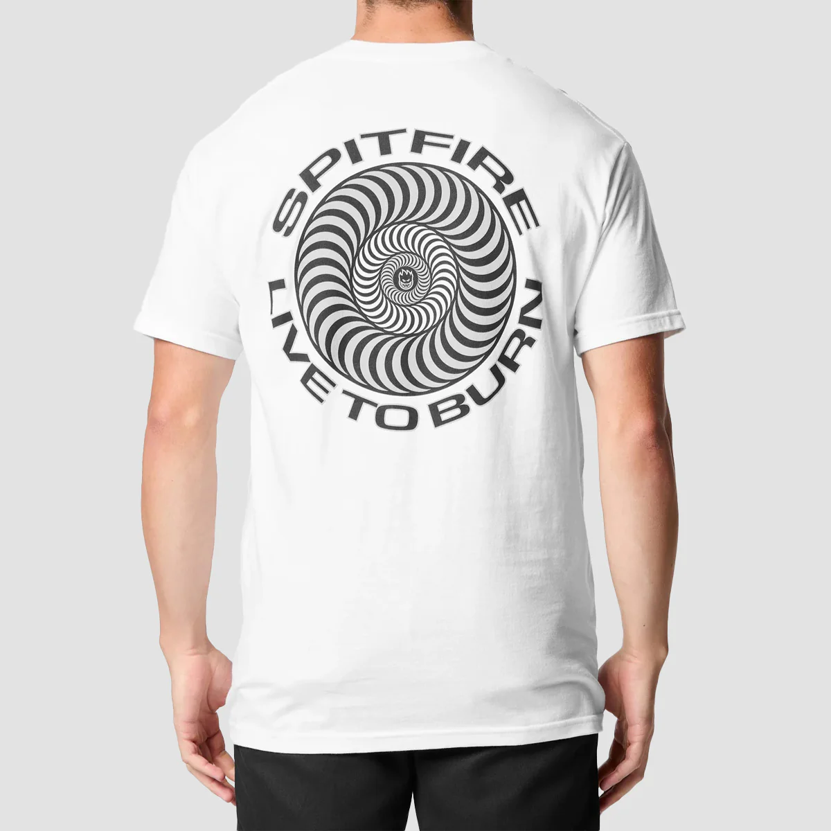 Spitfire Live To Burn Classic T-Shirt White