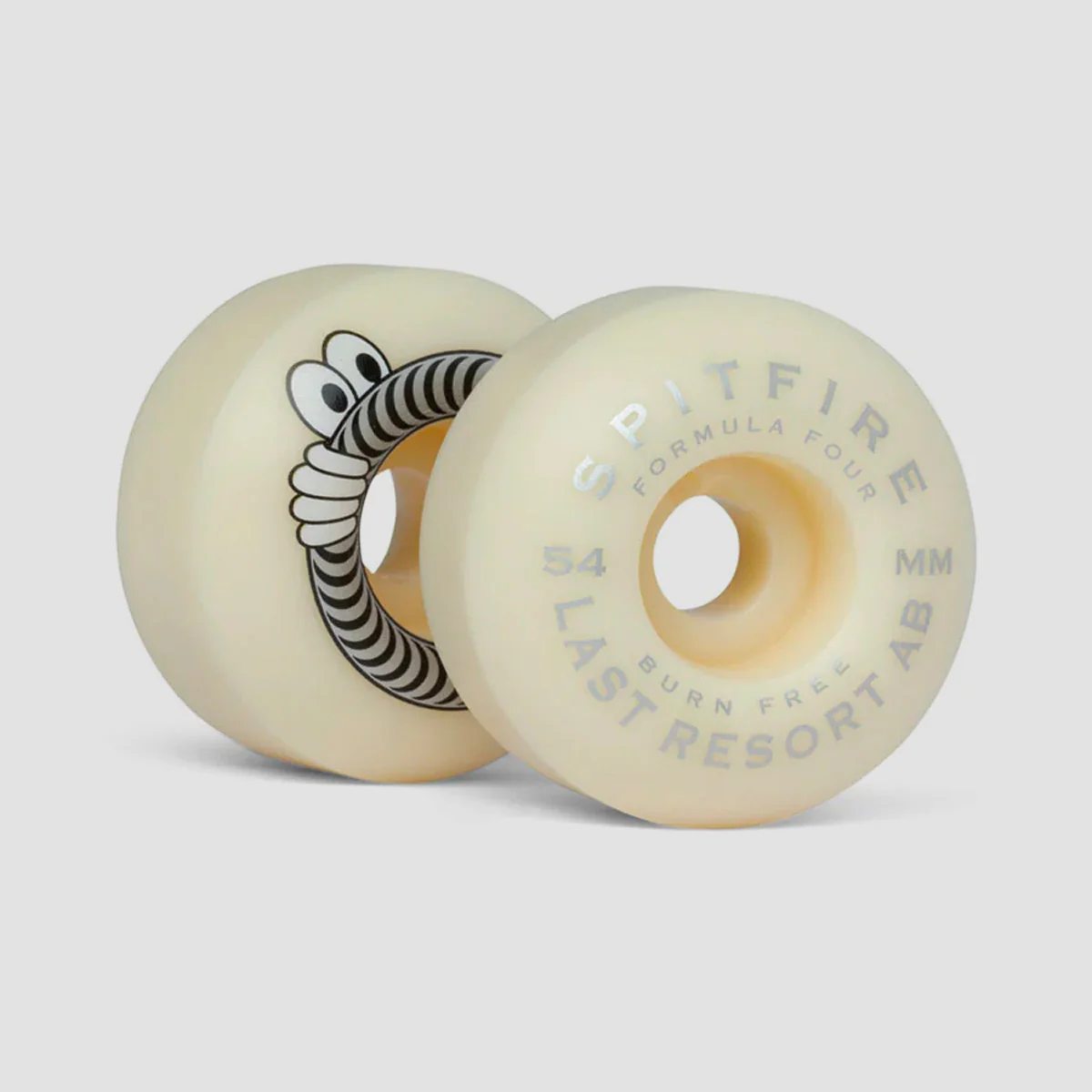 Spitfire X Last Resort AB Formula Four Classic 99DU Skateboard Wheels Natural/Grey 54mm - Image 2
