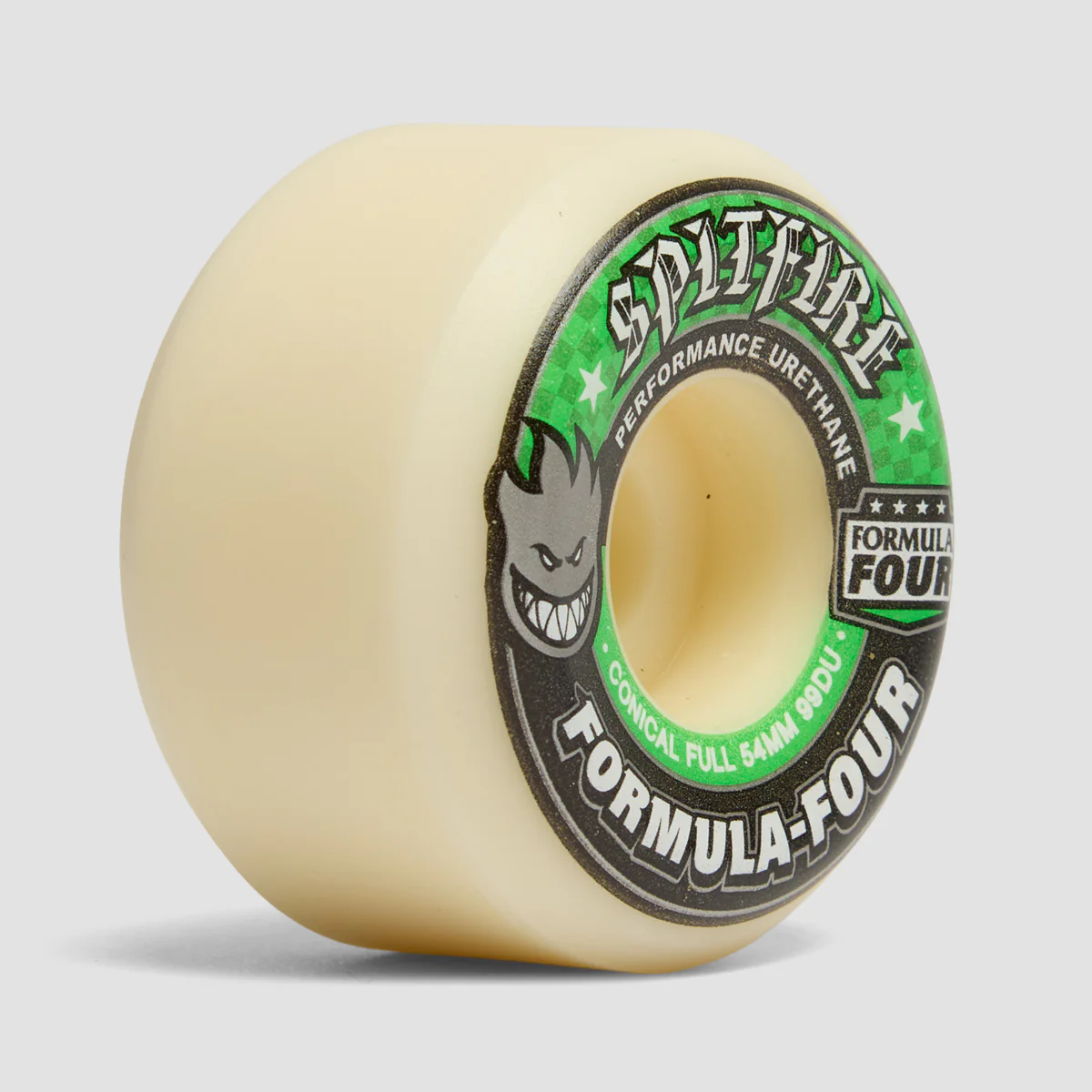 Spitfire X Rollersnakes Formula Four Conical Full 99DU Skateboard Wheels Natural 54mm - Image 2