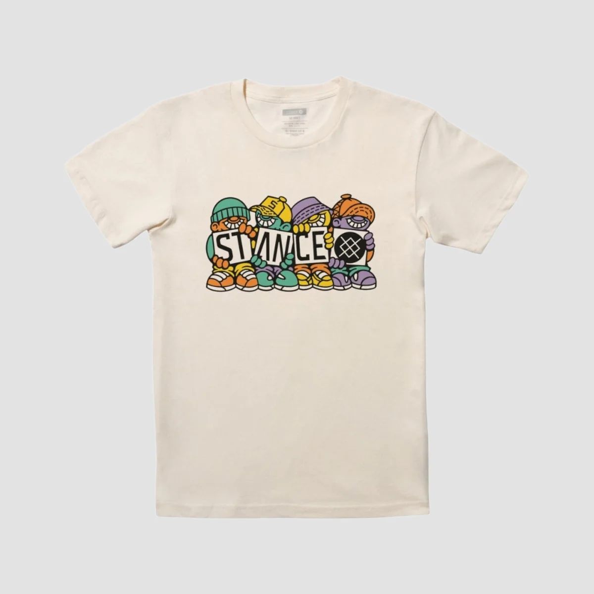 Stance DJ Javier T-Shirt Vintage White - Image 2