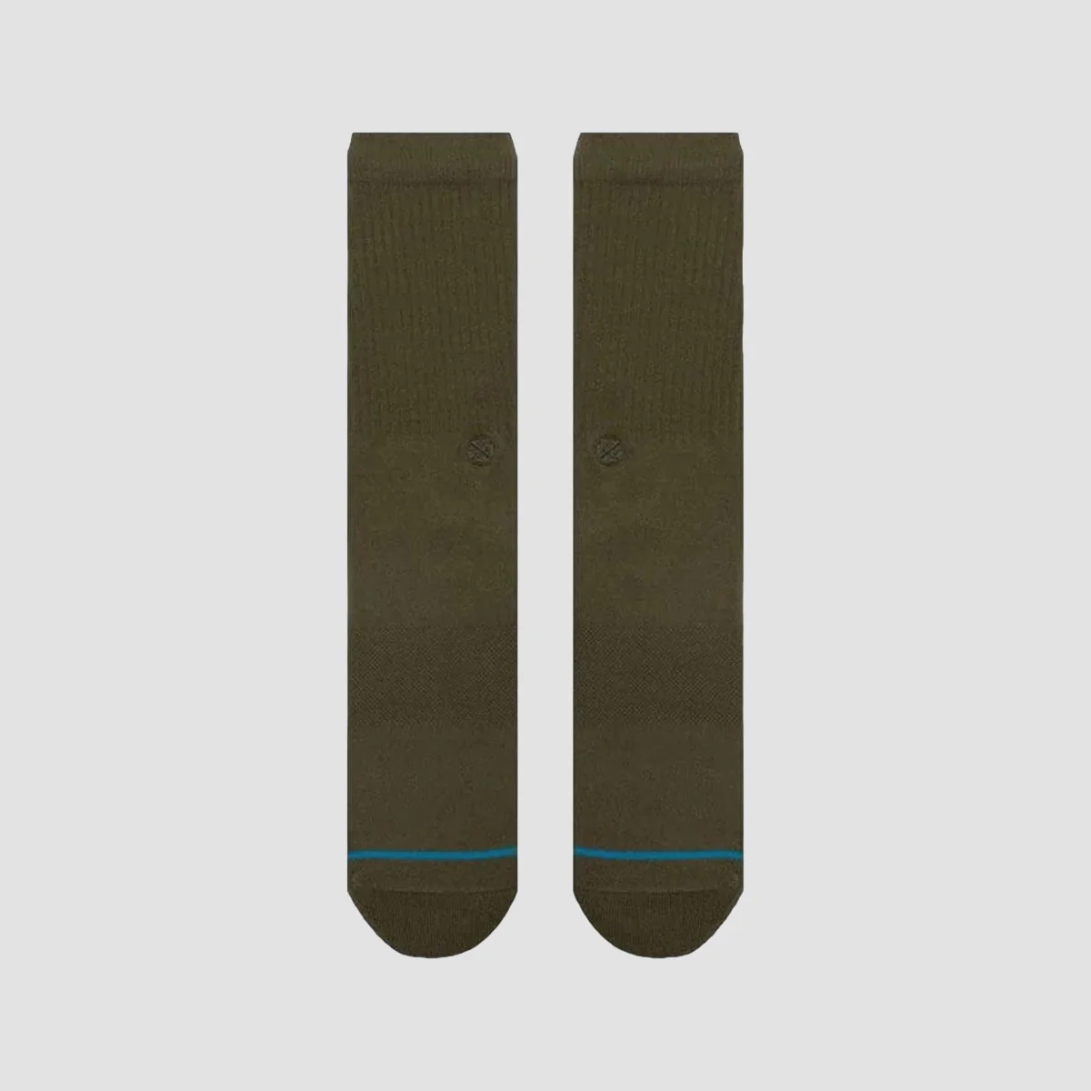 Stance Icon Crew Socks Green - Image 2
