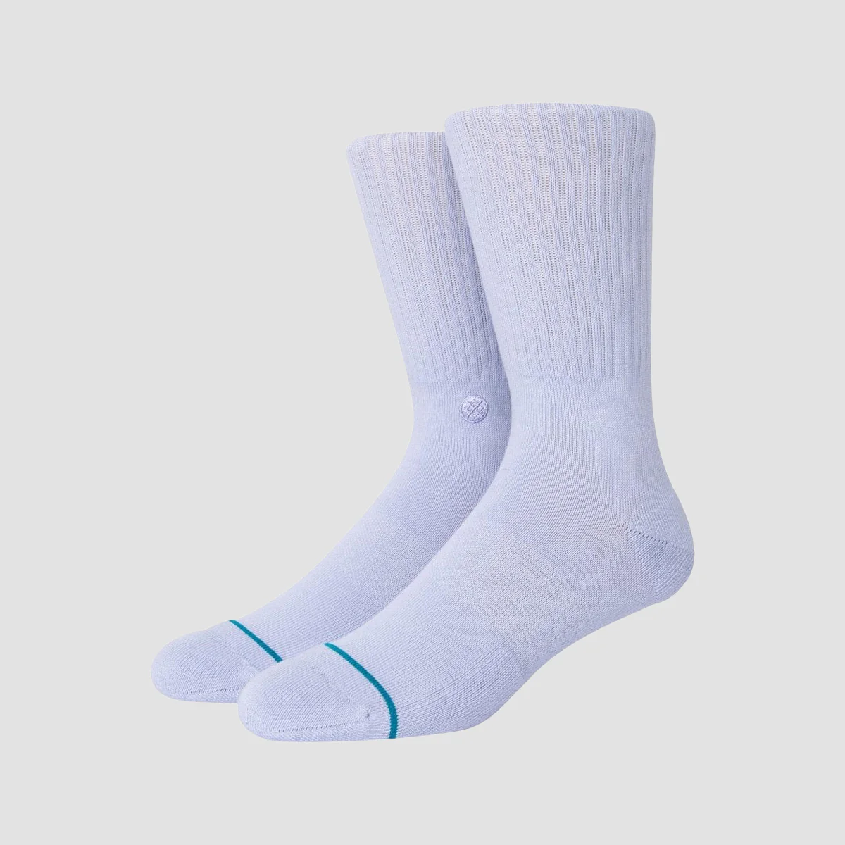 Stance Icon Crew Socks Lilac Ice